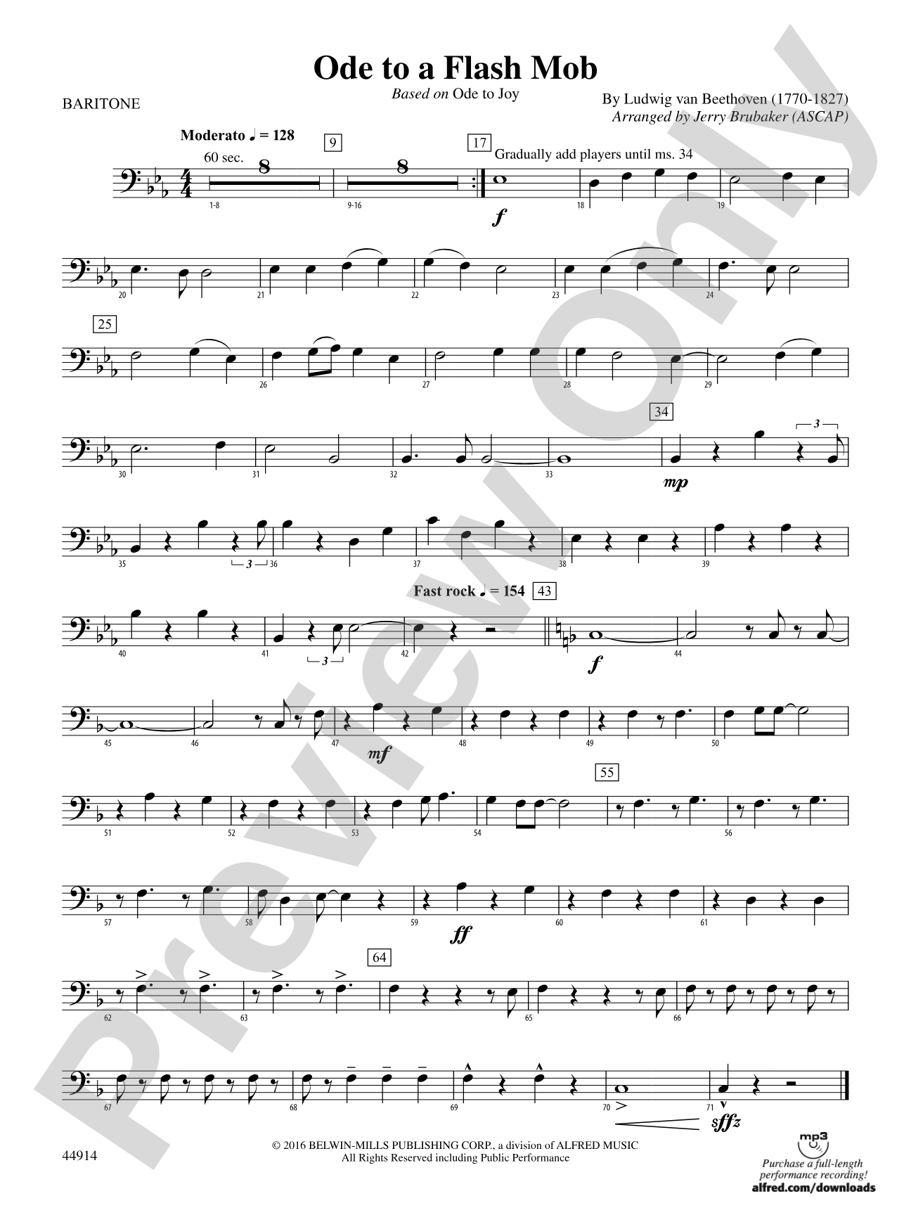 Ode to a Flash Mob: Baritone B.C.