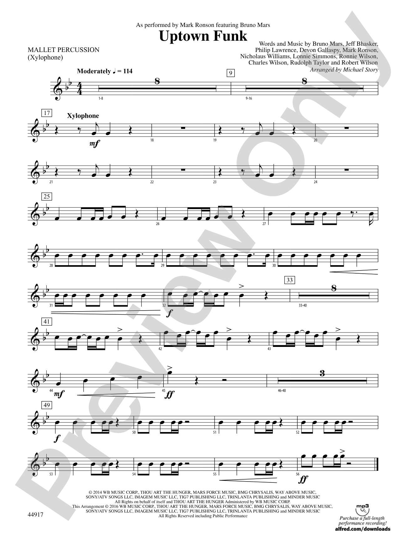 Uptown Funk: Mallets
