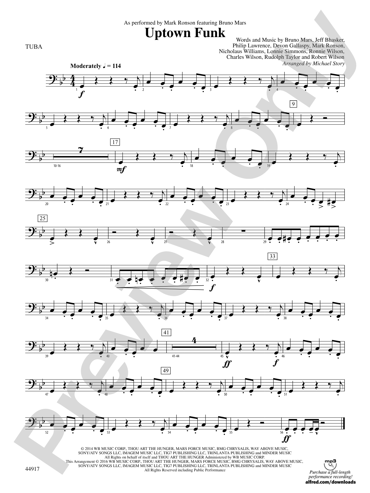 Uptown Funk: Tuba