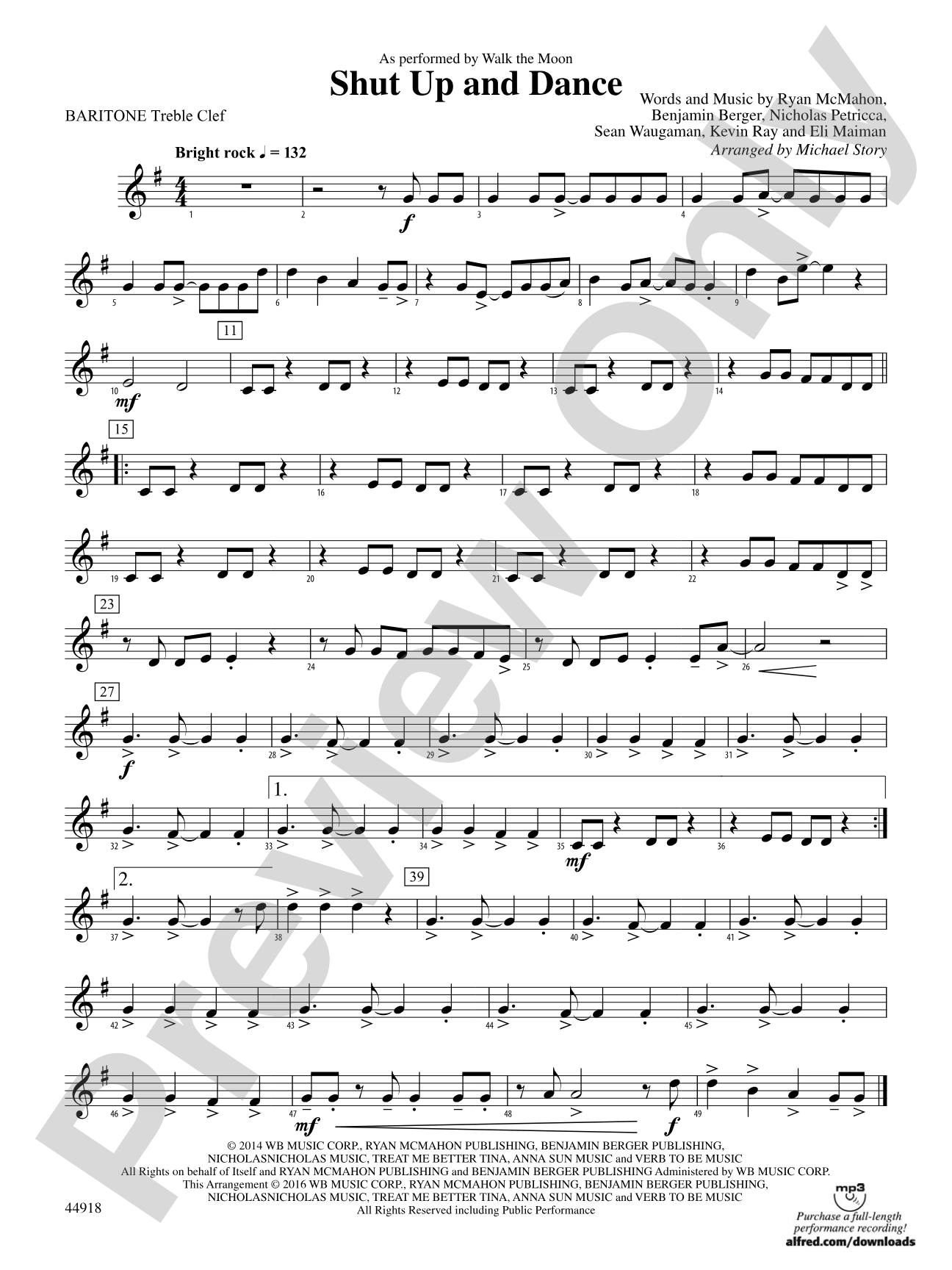 Shut Up and Dance: Baritone T.C.