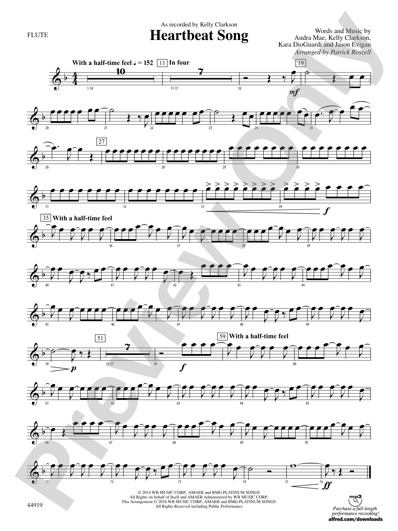 Heartbeat Song: Flute