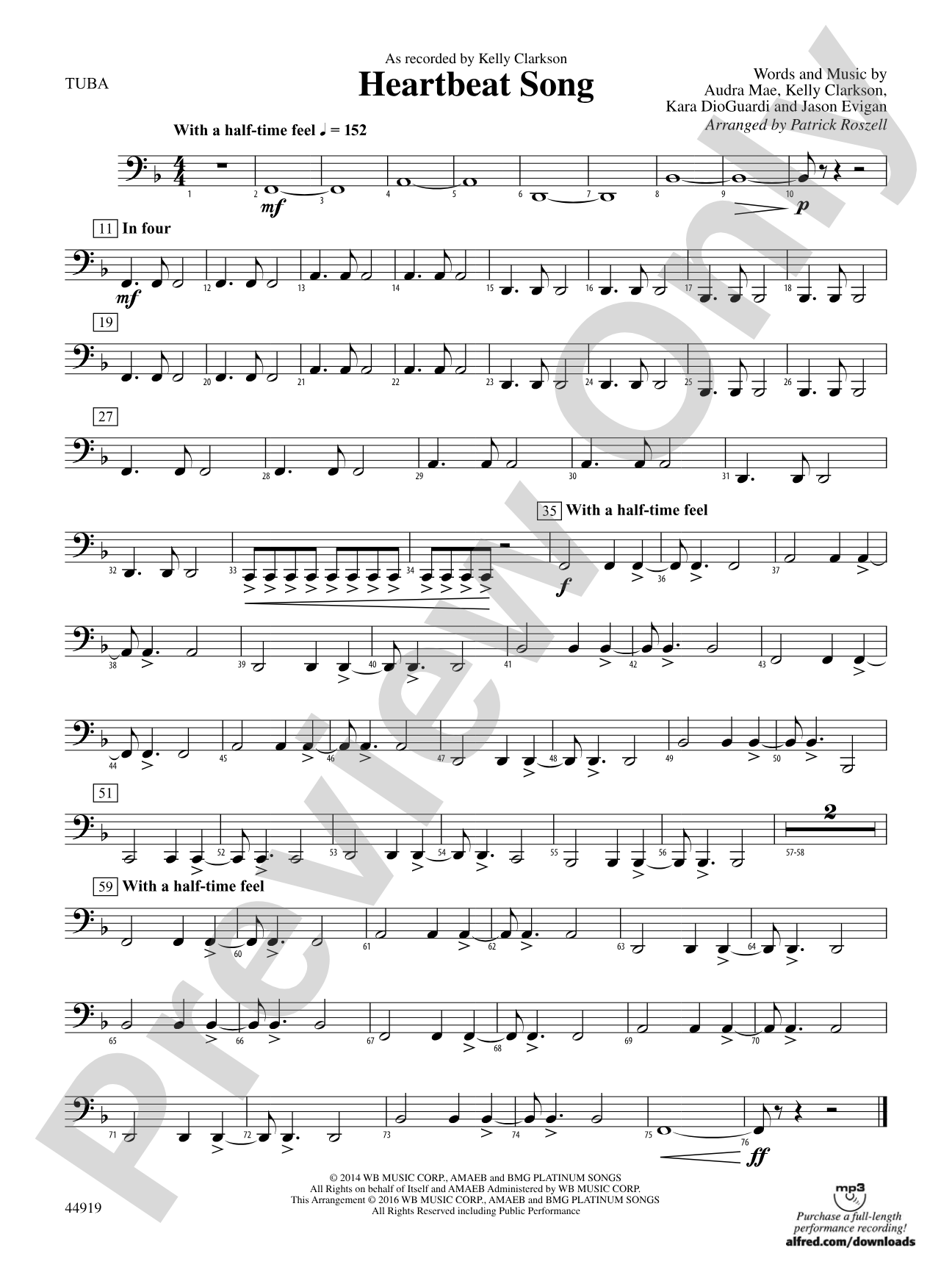 Heartbeat Song: Tuba