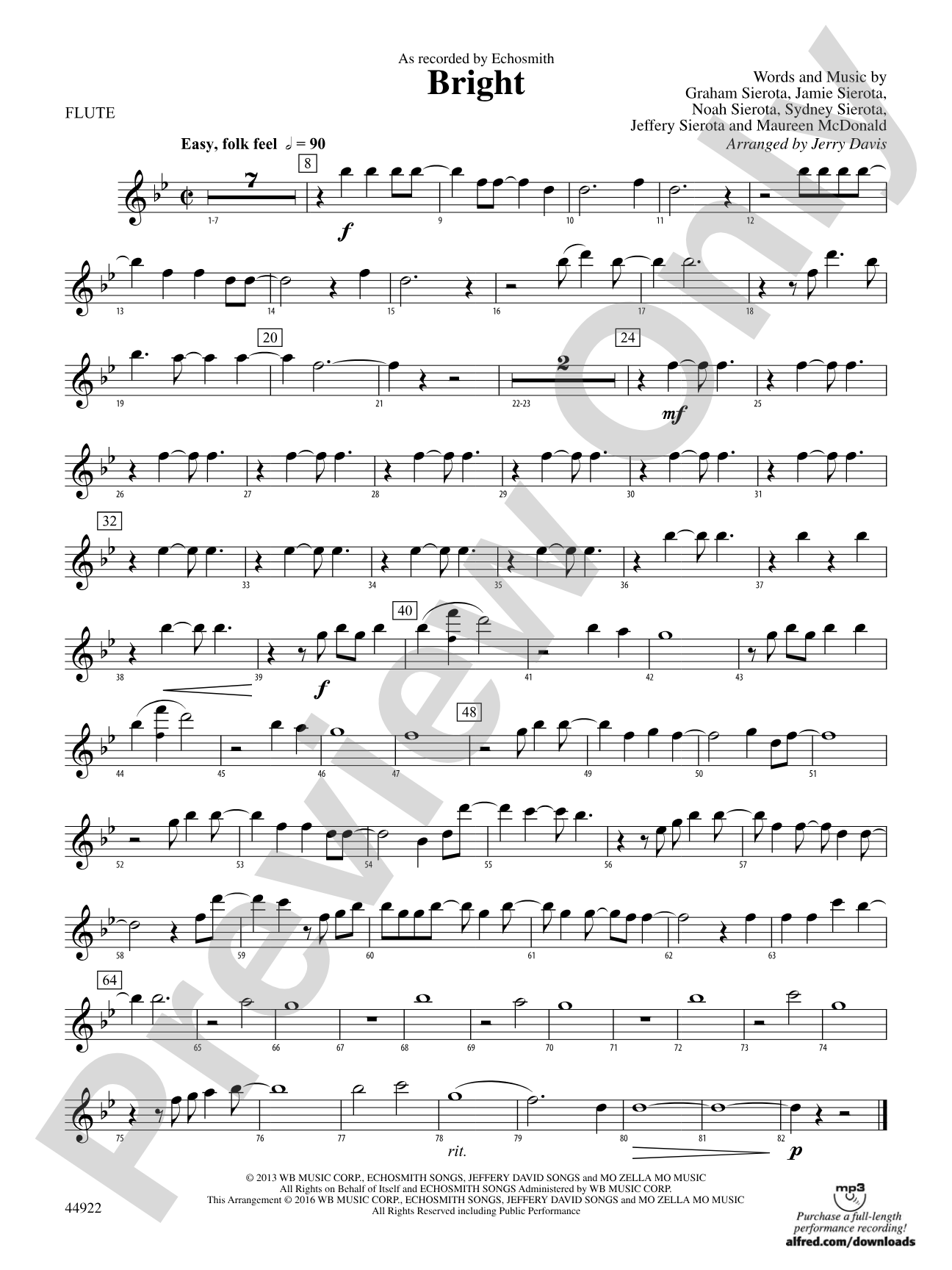 Bright: Flute