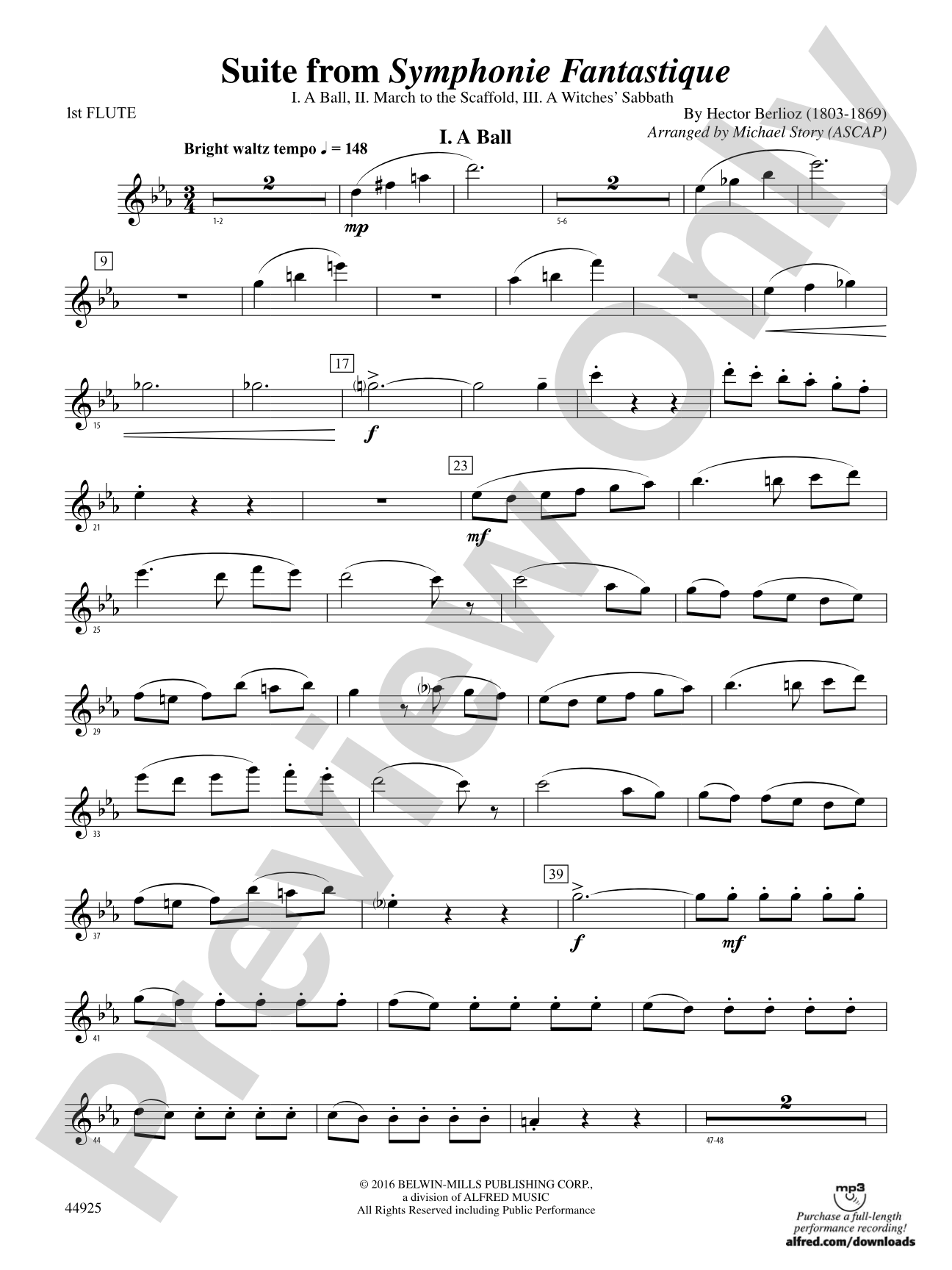 Suite from Symphonie Fantastique: Flute