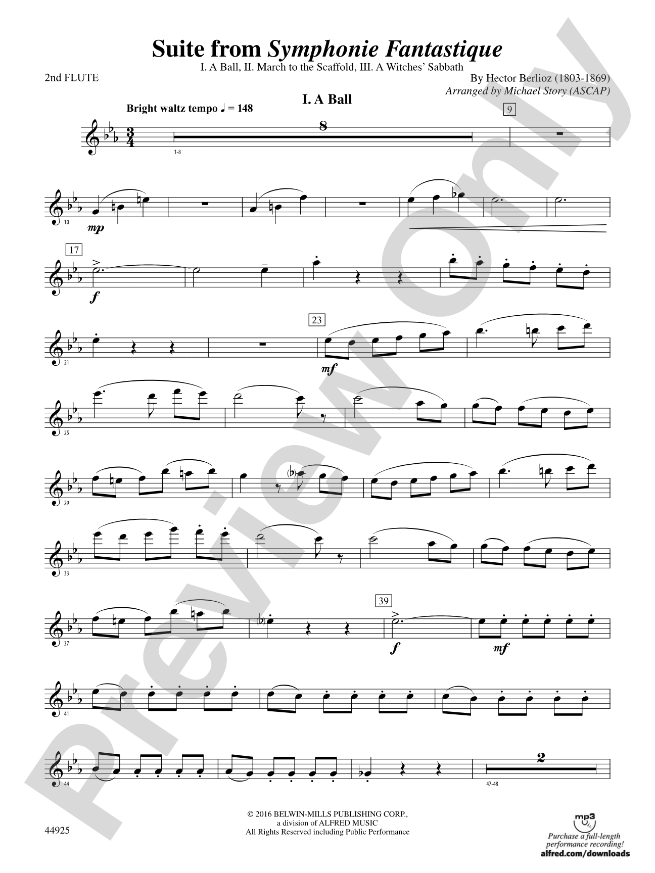 Suite from Symphonie Fantastique: 2nd Flute