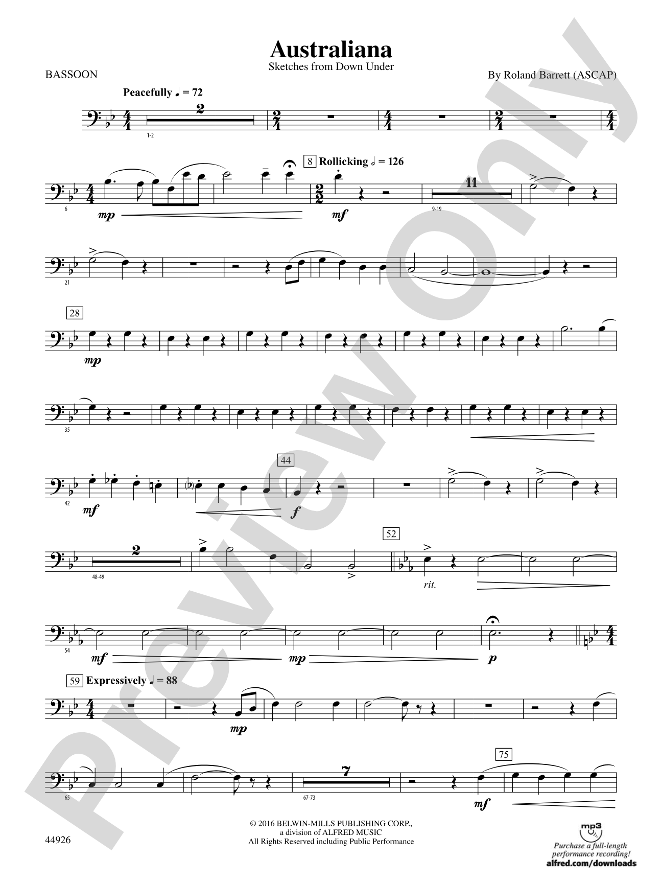 Australiana: Bassoon