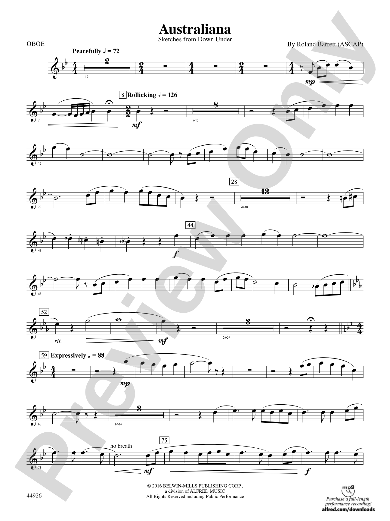 Australiana: Oboe