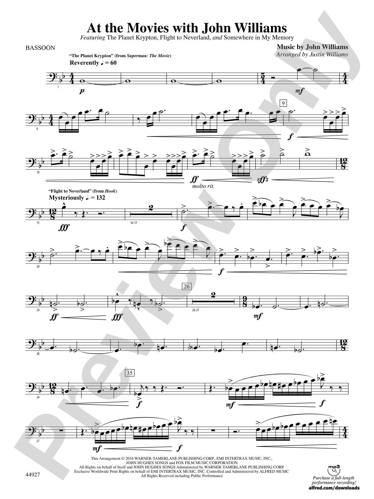 At the Movies with John Williams: Bassoon