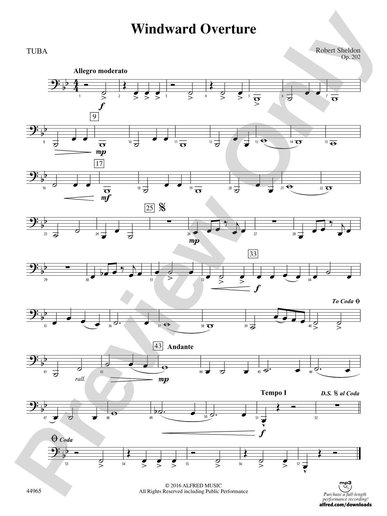 Windward Overture: Tuba