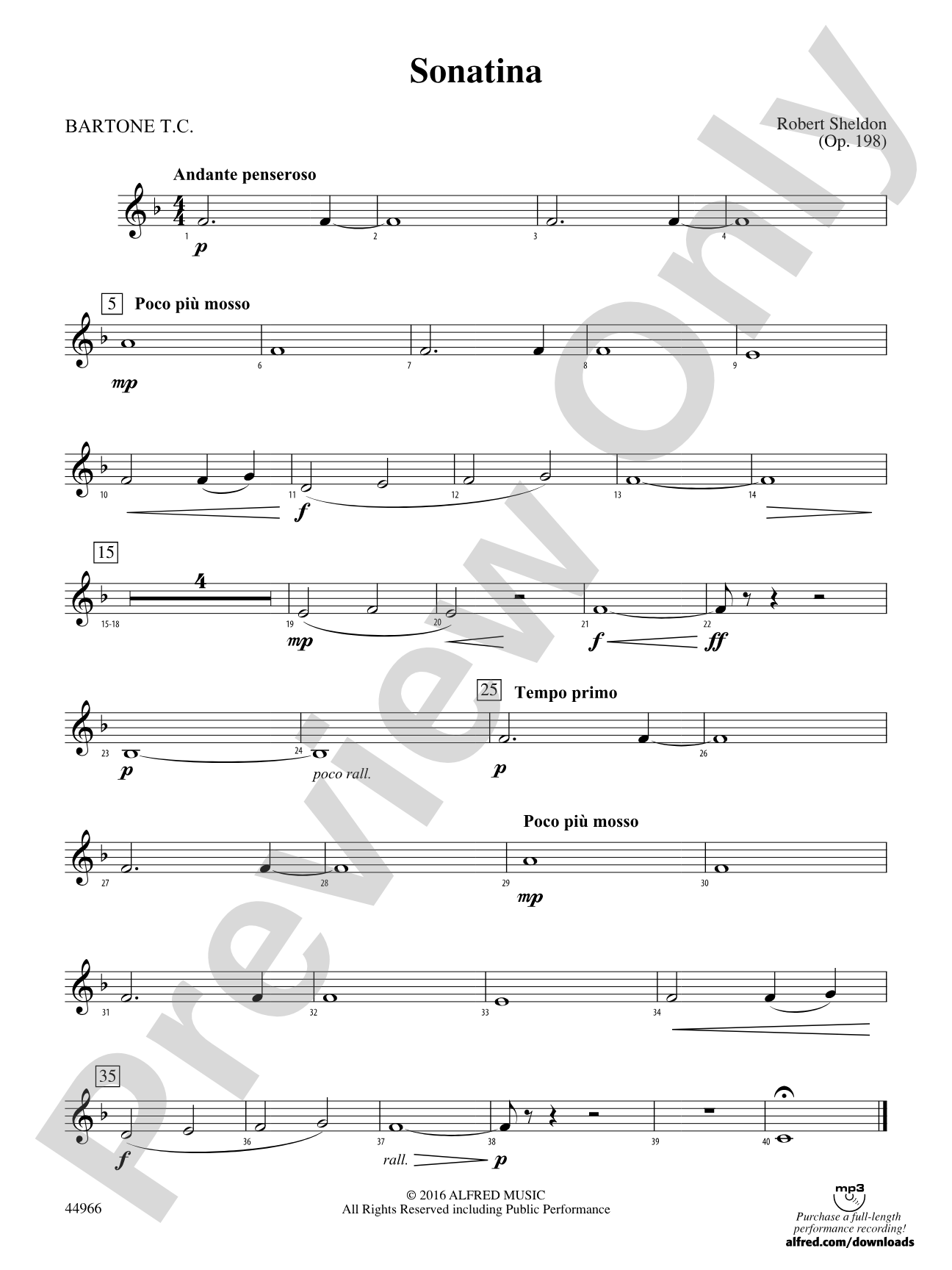 Sonatina: Baritone T.C.