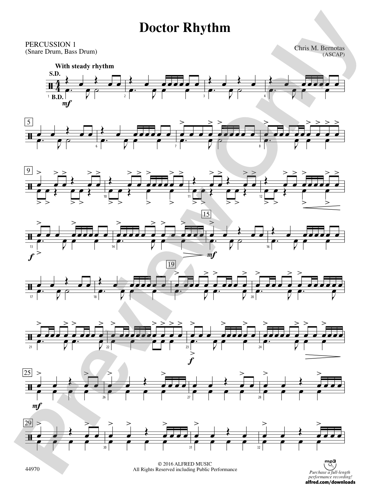 Doctor Rhythm: 1st Percussion