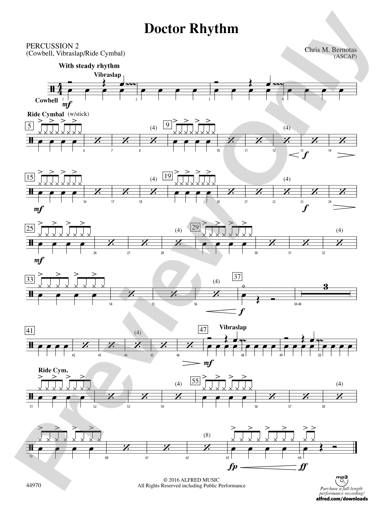 Doctor Rhythm: 2nd Percussion