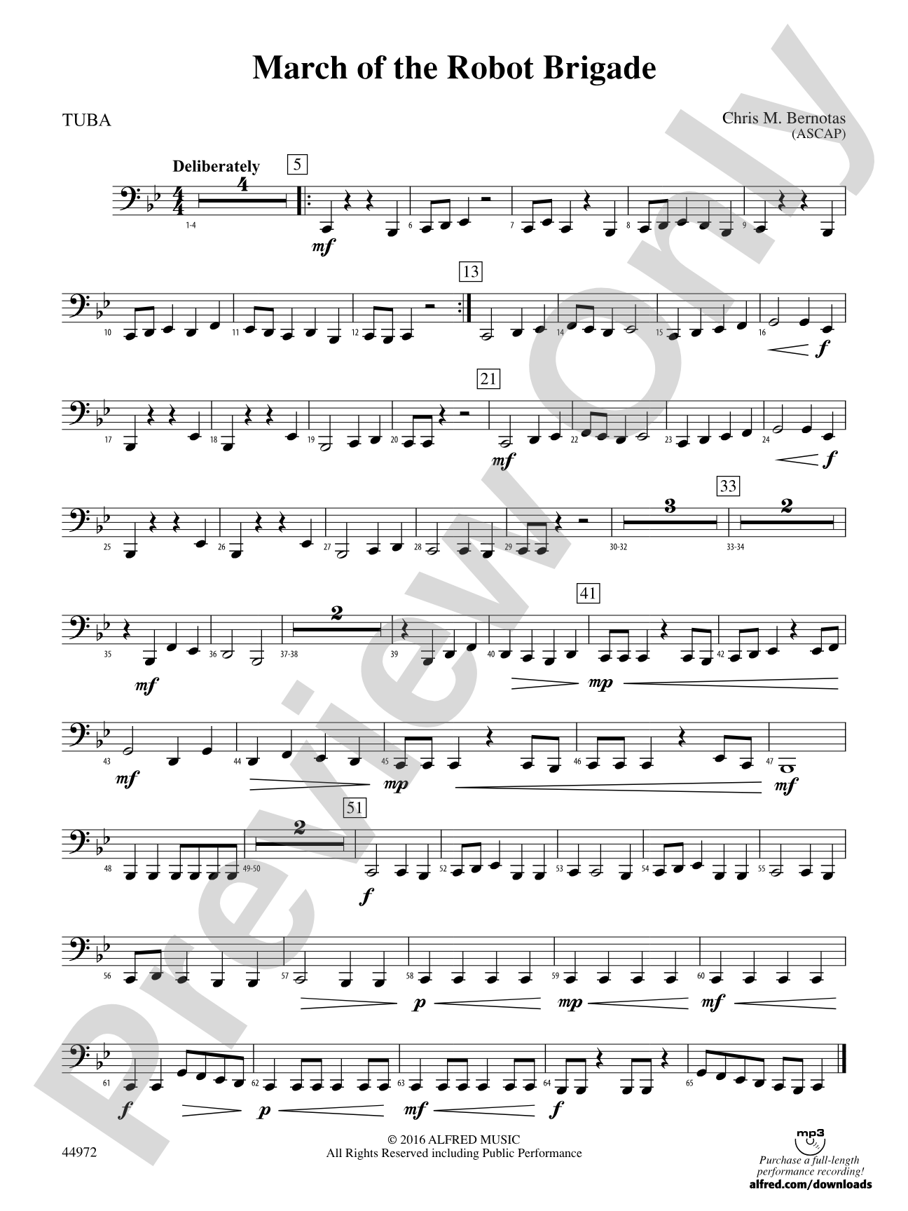 March of the Robot Brigade: Tuba