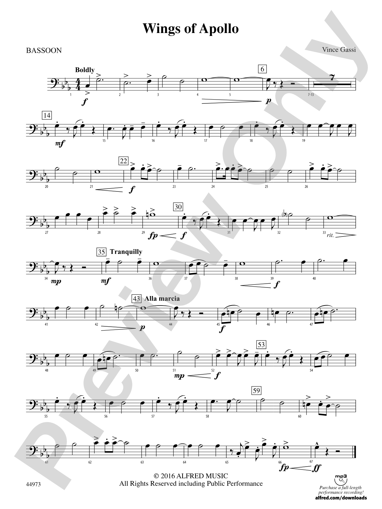 Wings of Apollo: Bassoon