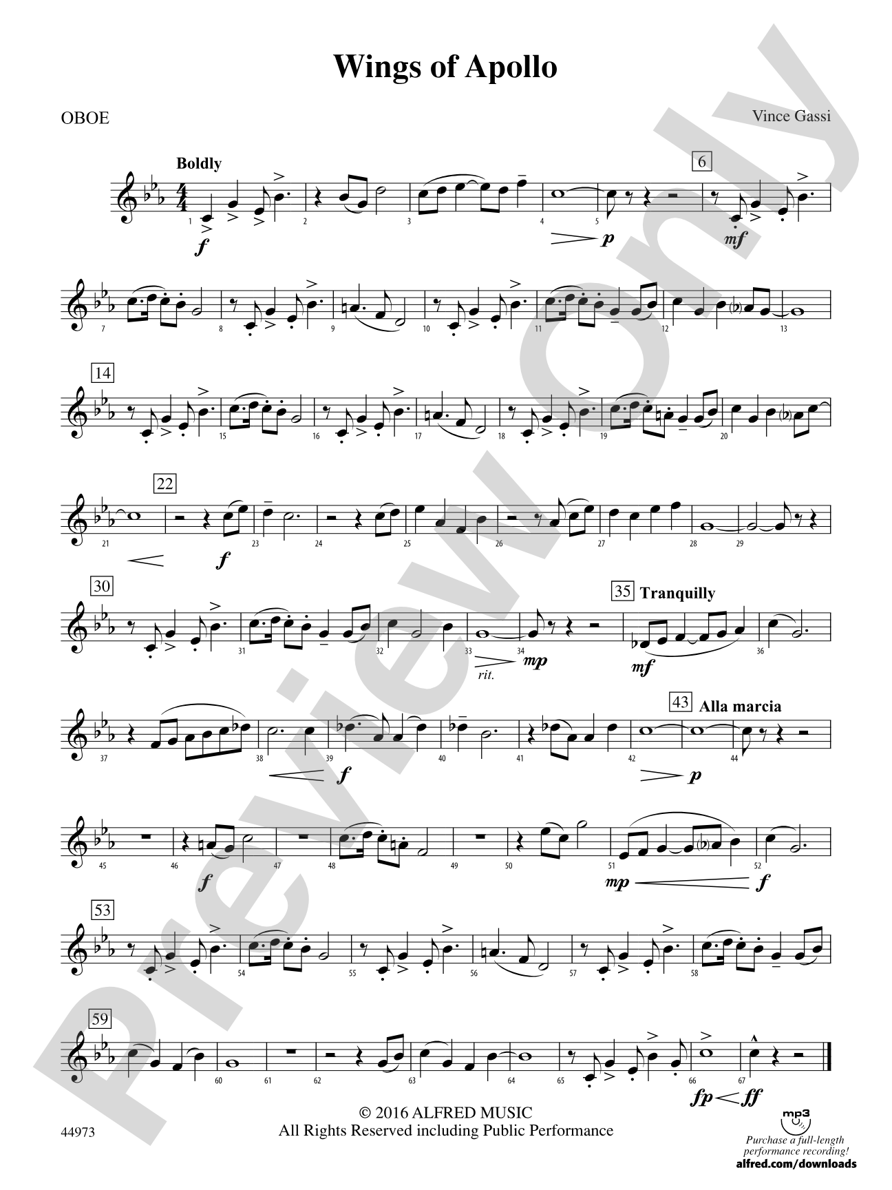 Wings of Apollo: Oboe