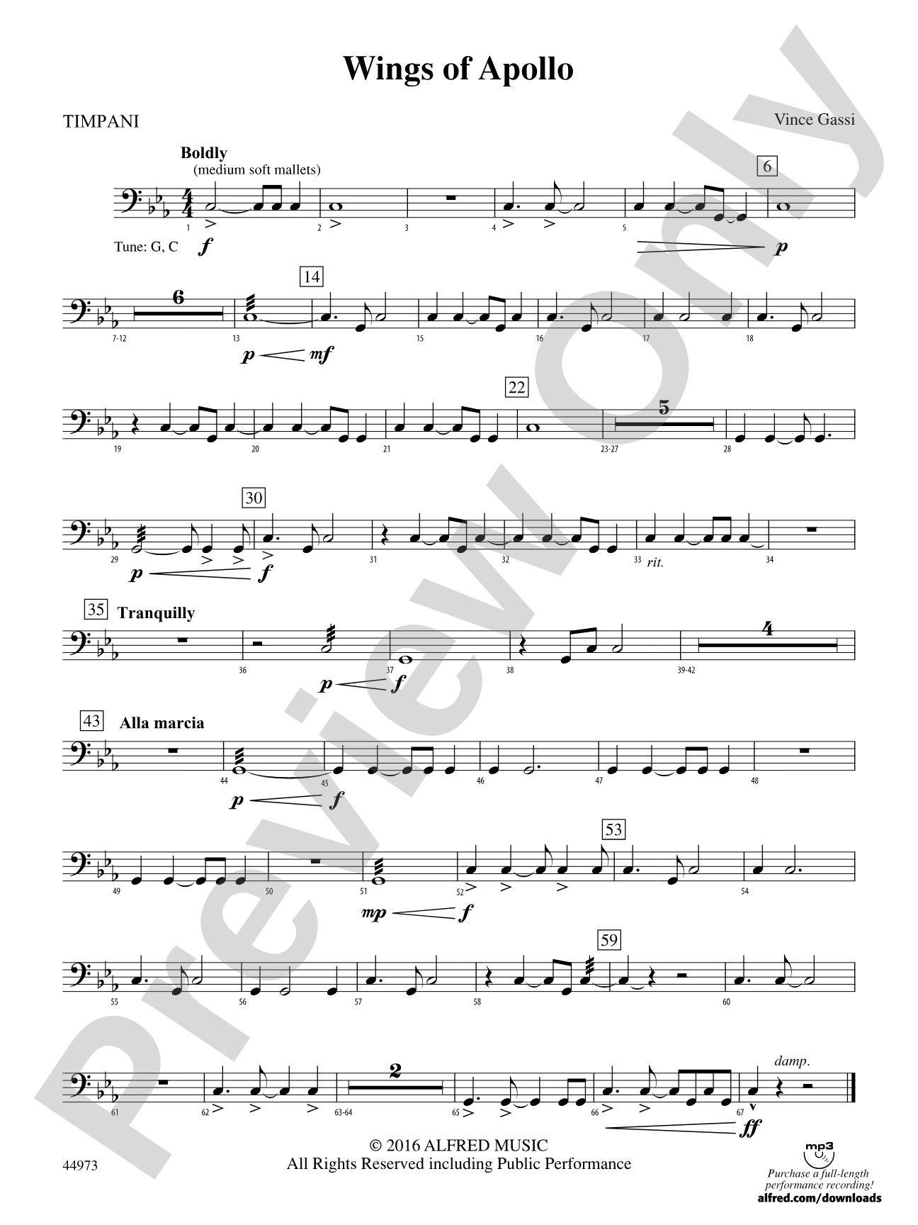 Wings of Apollo: Timpani