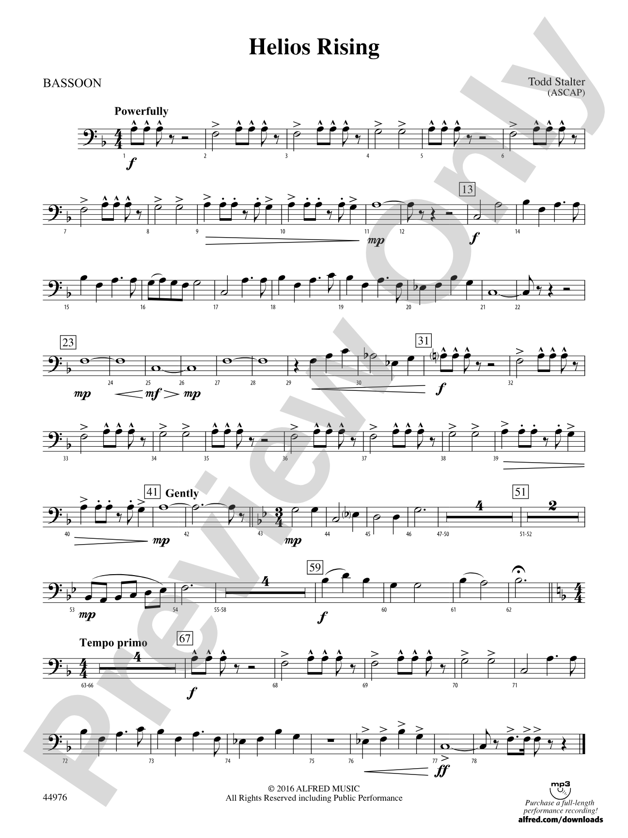 Helios Rising: Bassoon