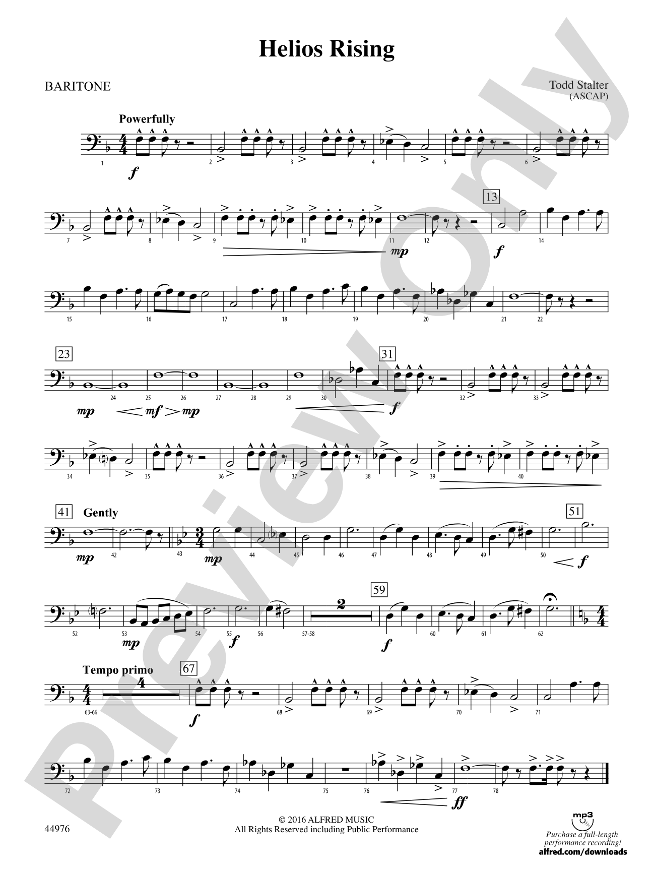 Helios Rising: Baritone B.C.