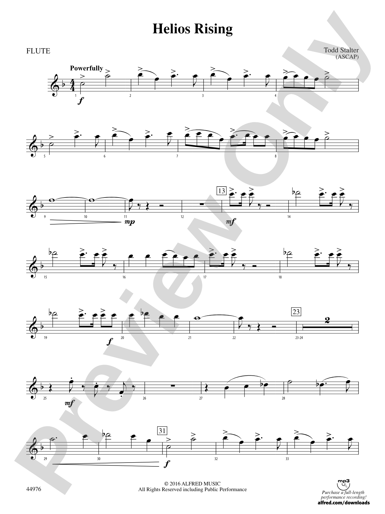 Helios Rising: Flute