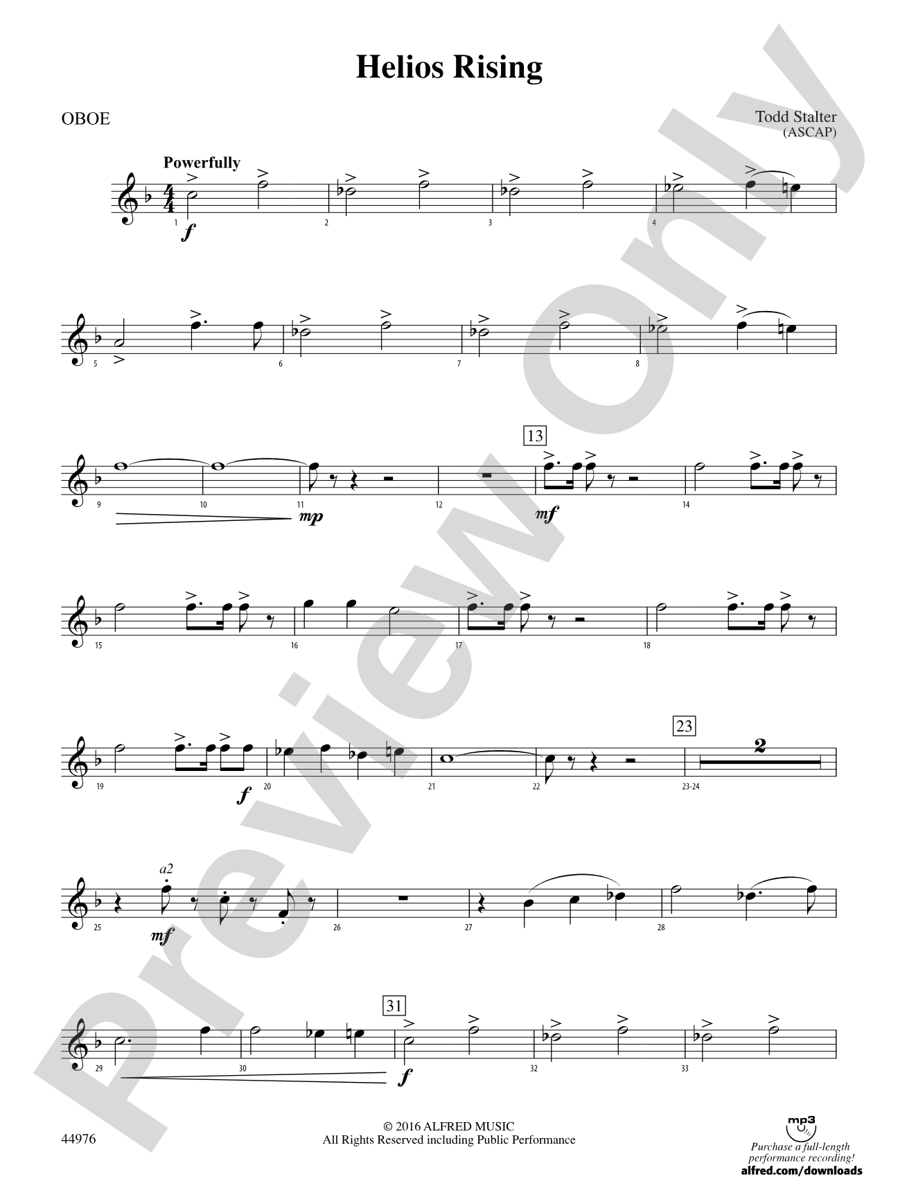 Helios Rising: Oboe