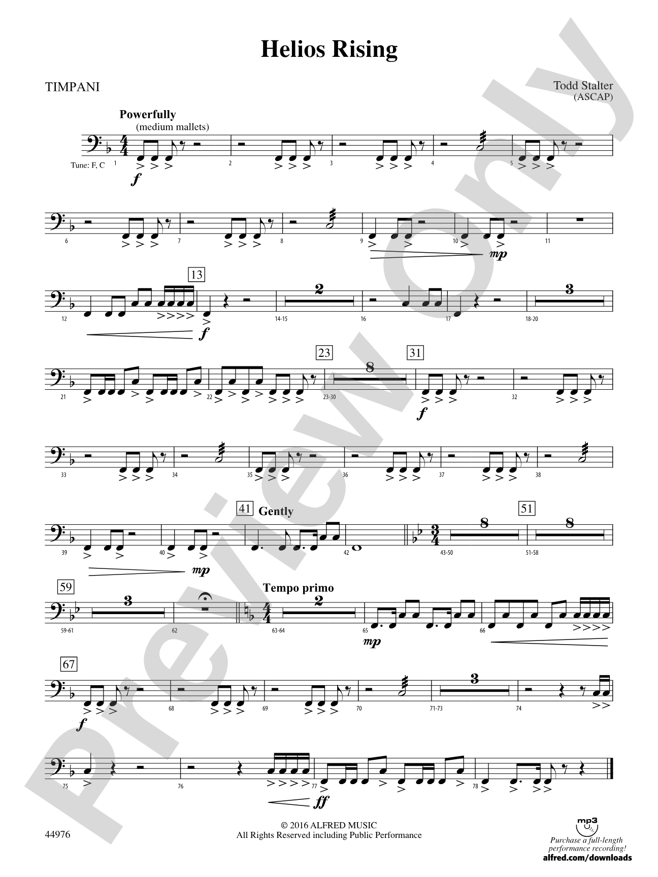 Helios Rising: Timpani