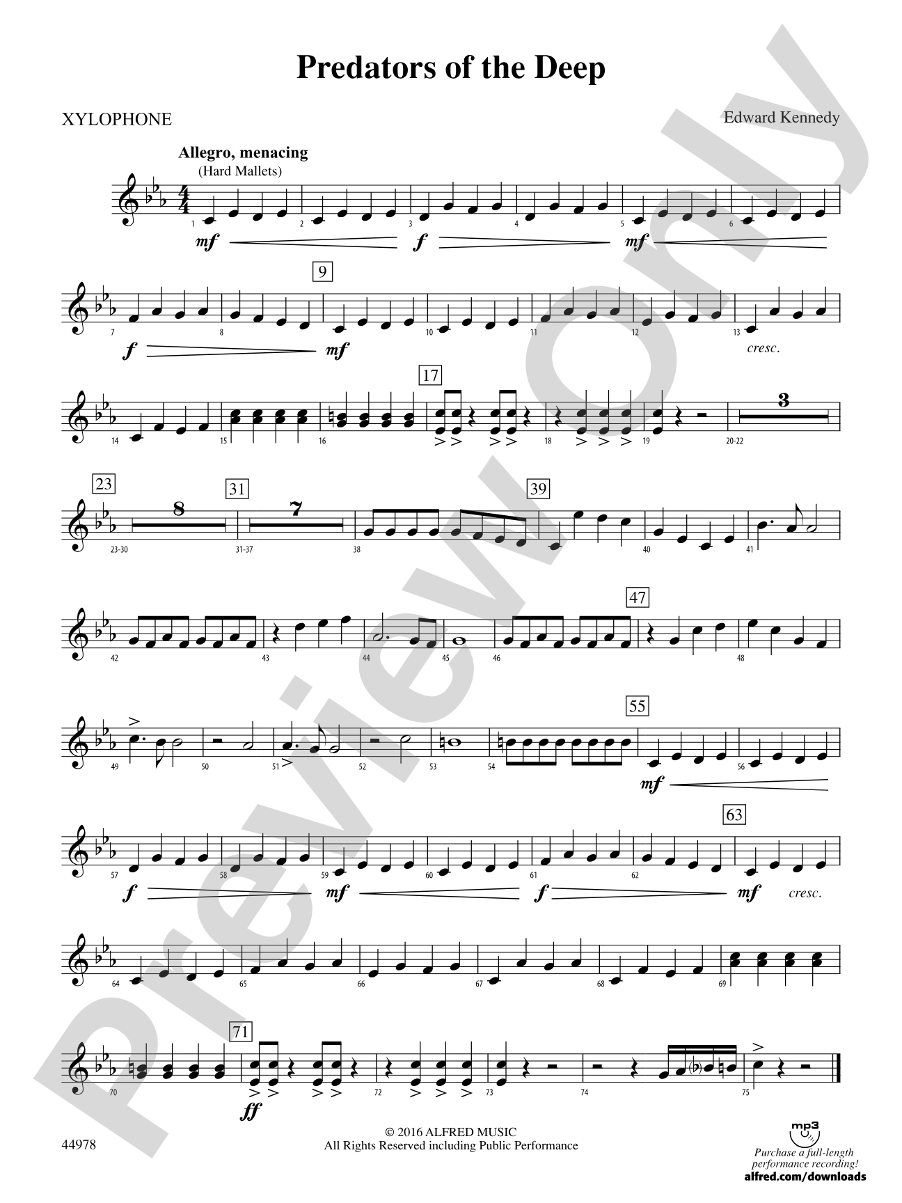 Predators of the Deep: Xylophone