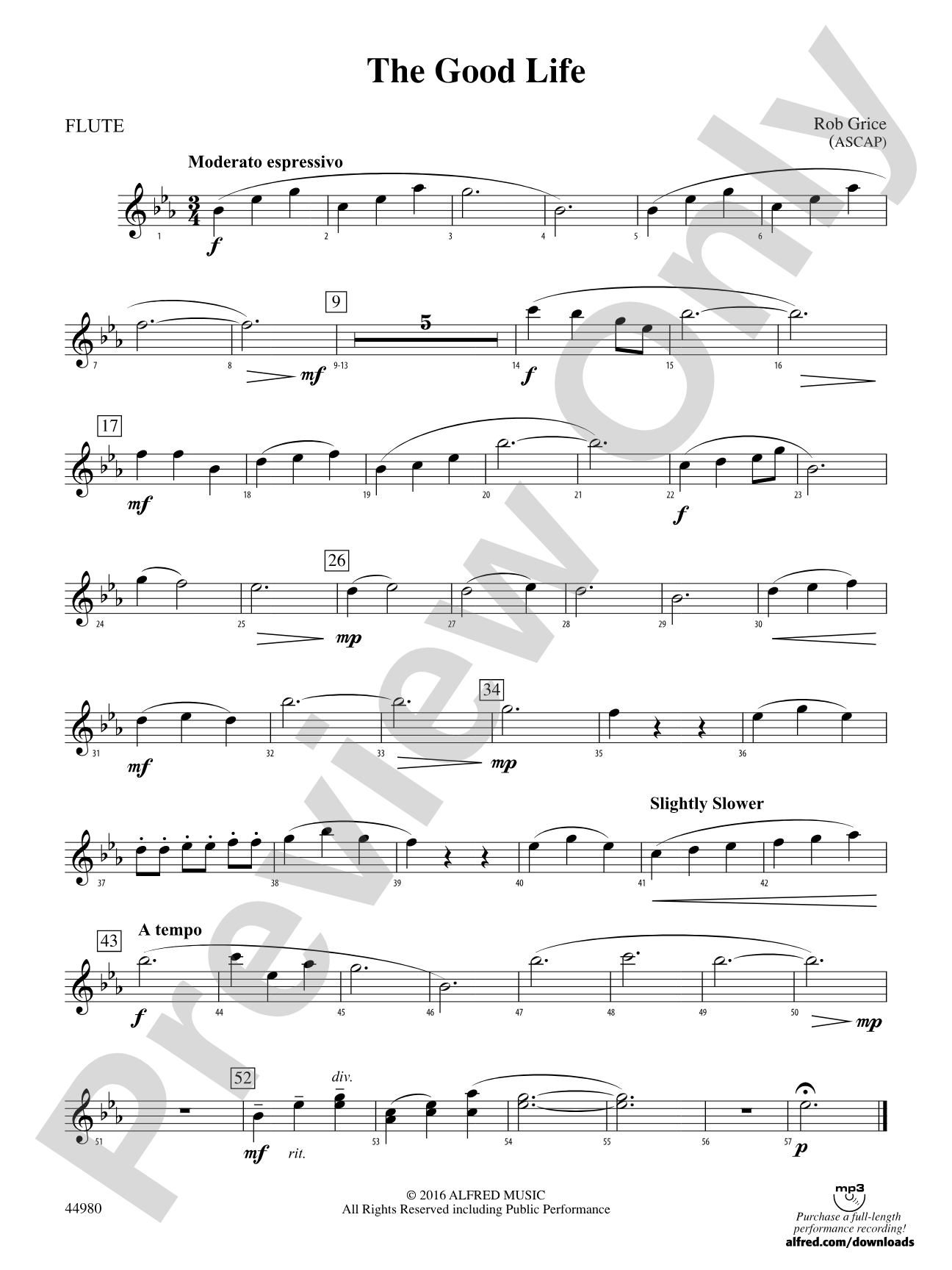 The Good Life: Flute