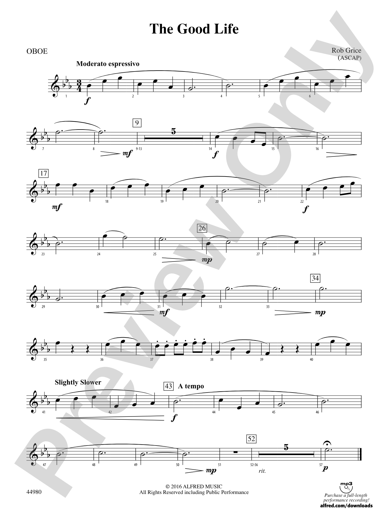 The Good Life: Oboe