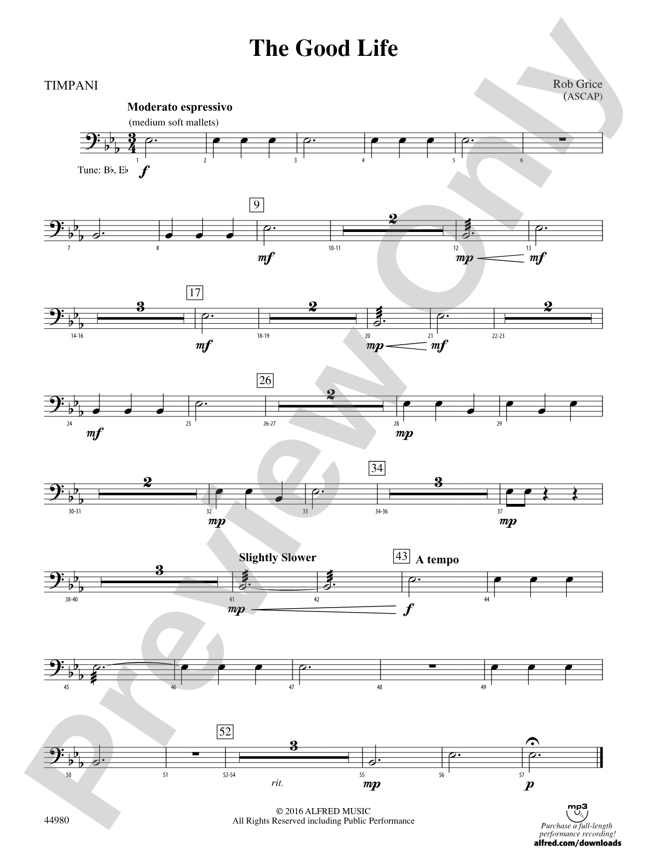 The Good Life: Timpani