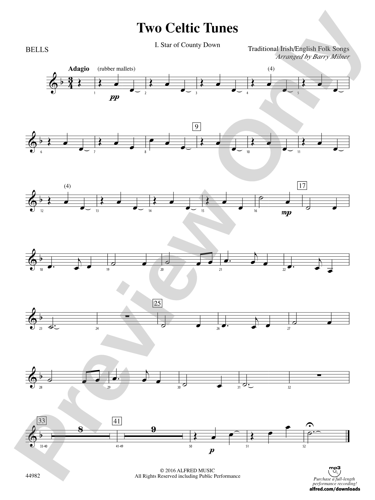 Two Celtic Tunes: Bells