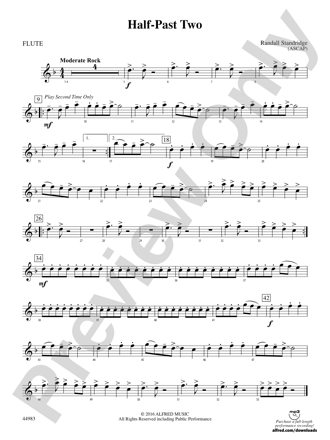 Half-Past Two: Flute