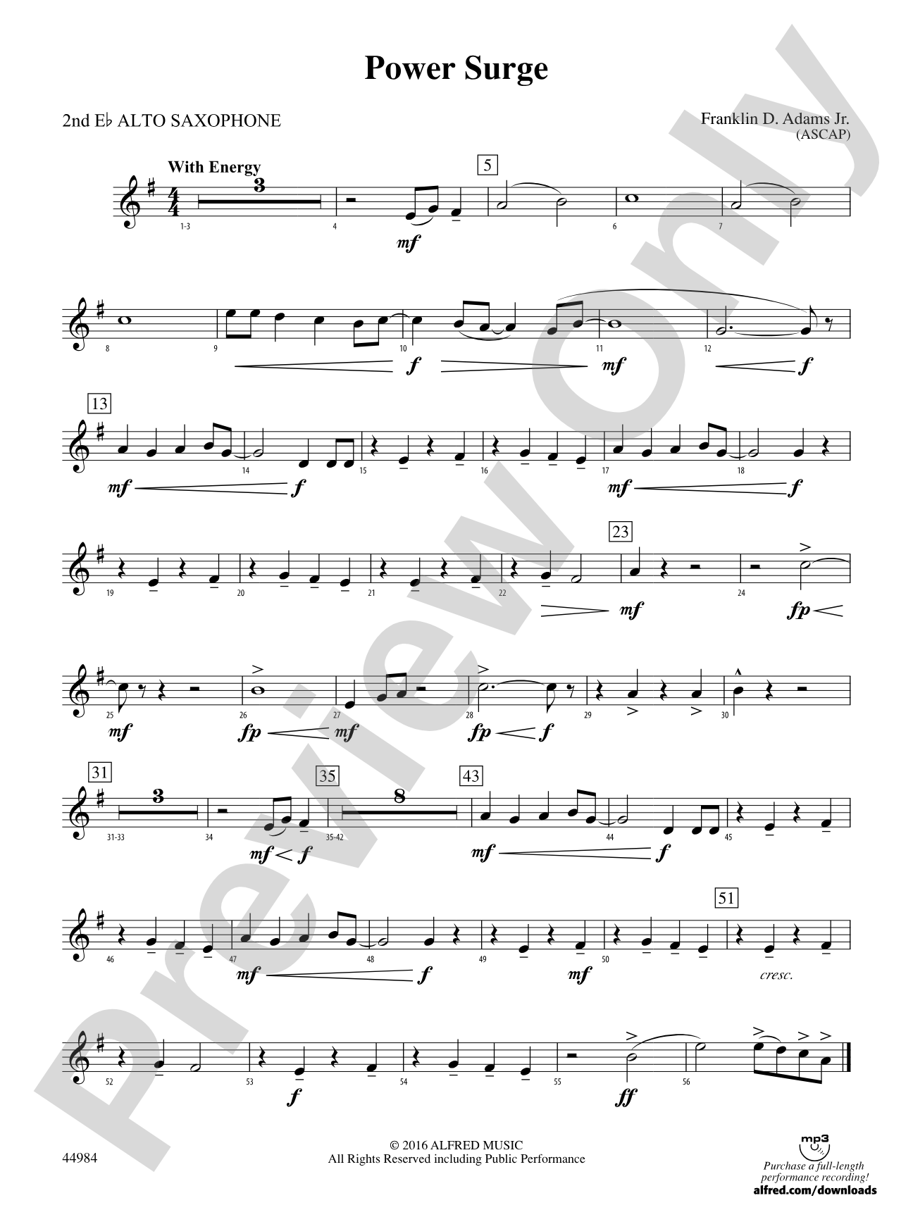 Power Surge: 2nd E-flat Alto Saxophone