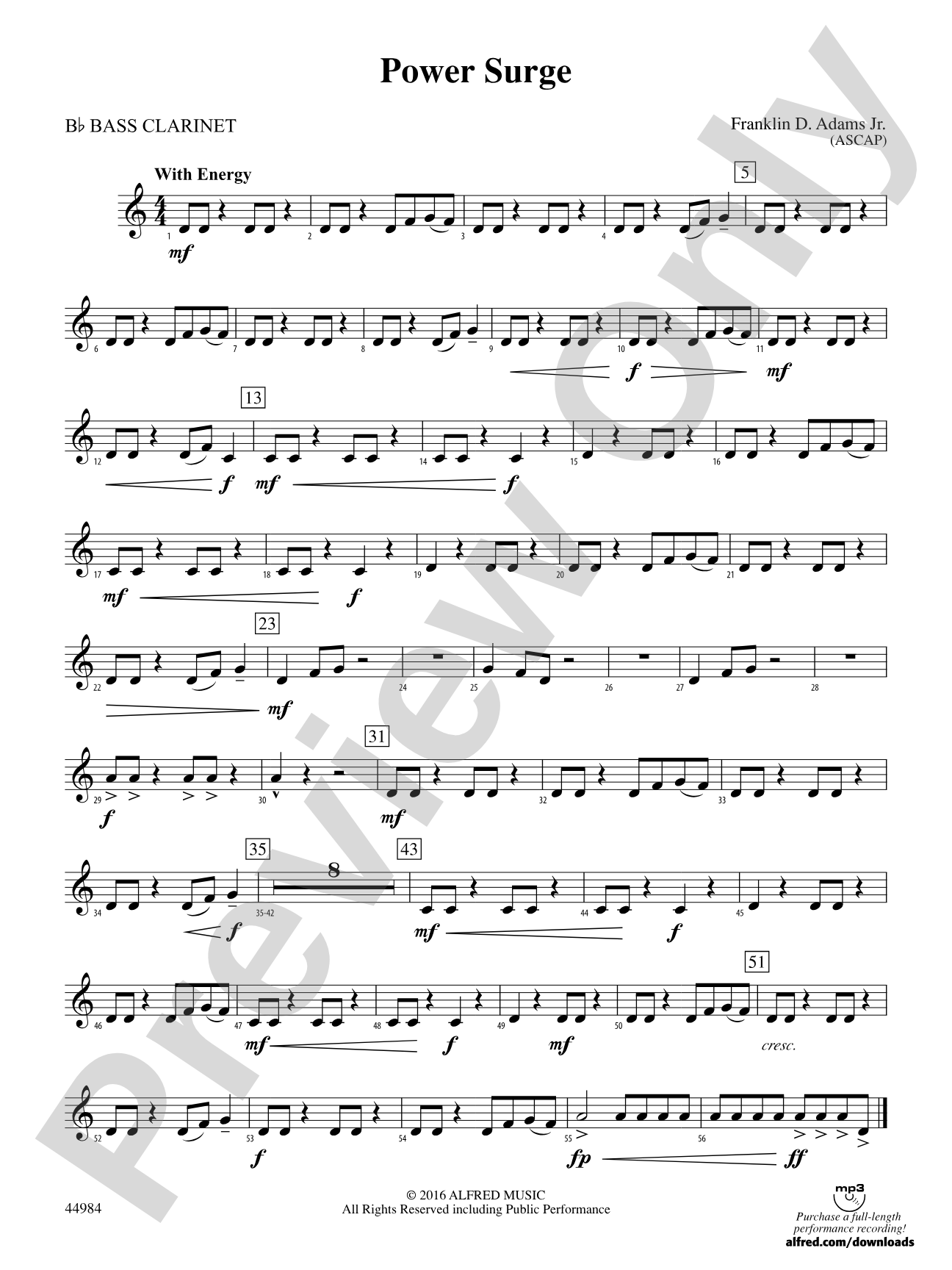 Power Surge: B-flat Bass Clarinet