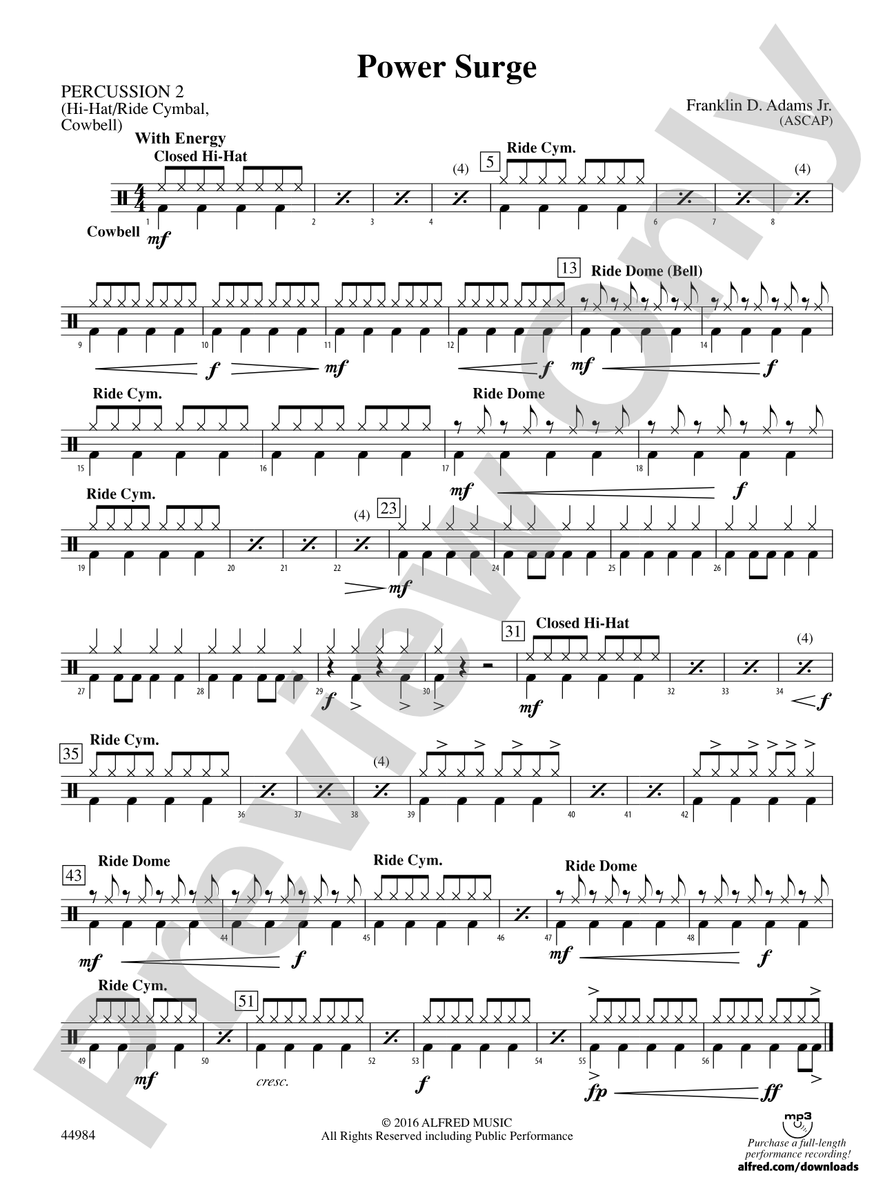Power Surge: 2nd Percussion