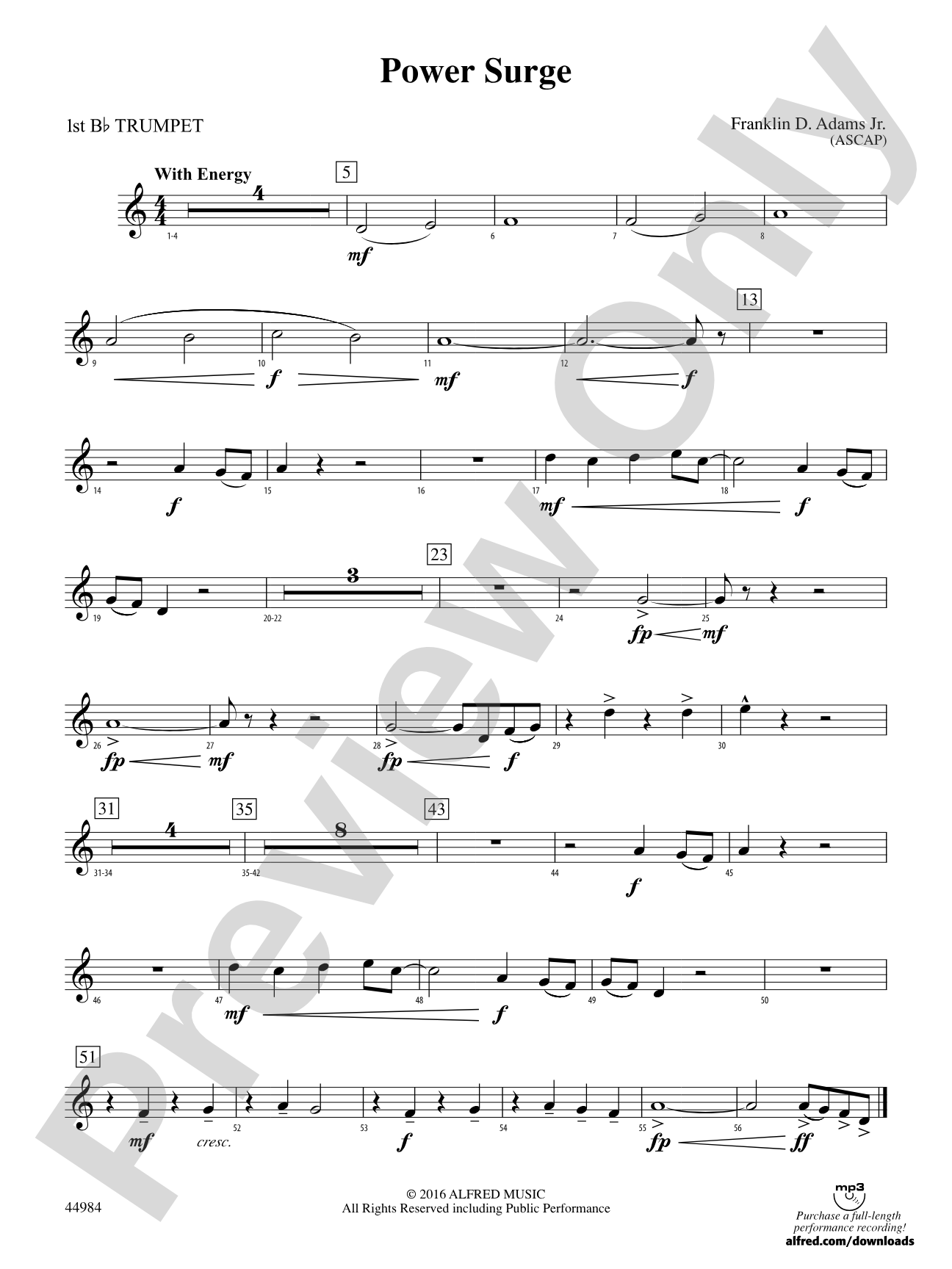 Power Surge: 1st B-flat Trumpet