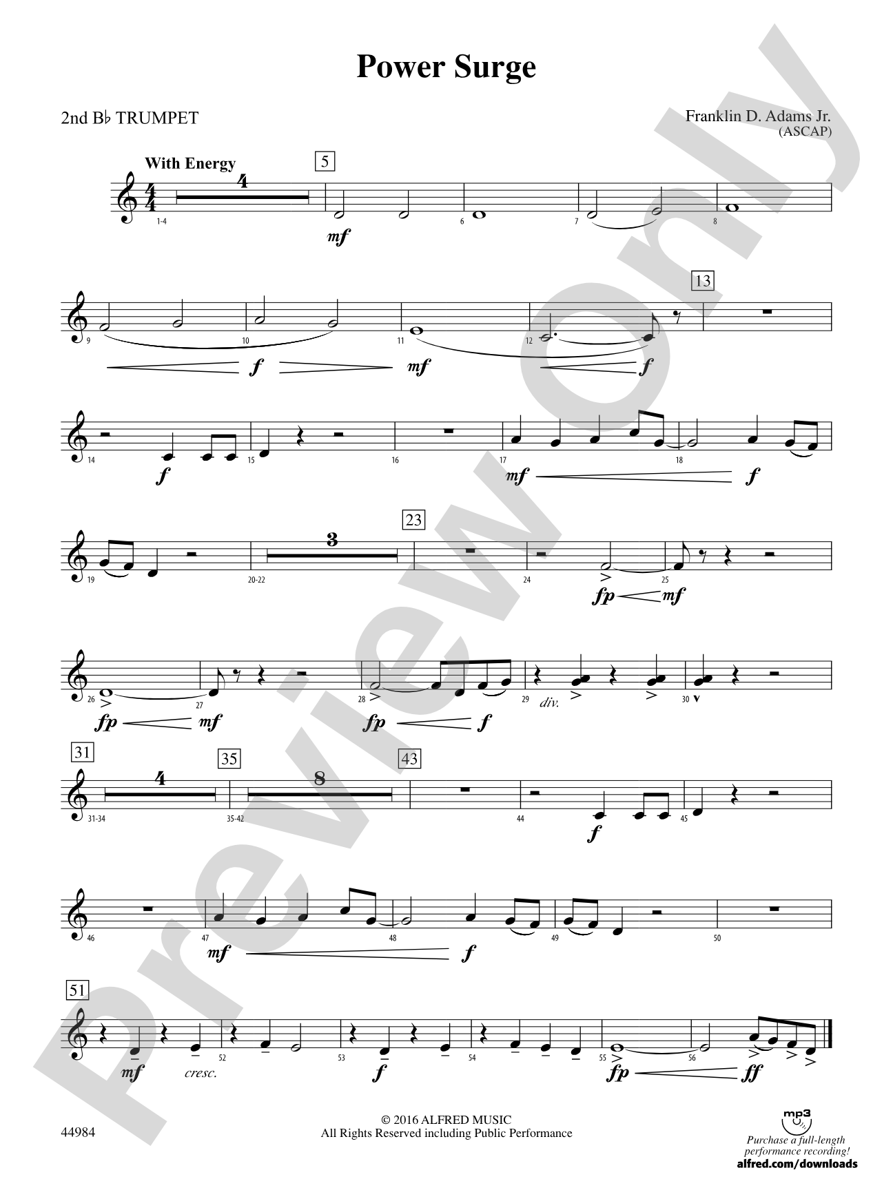Power Surge: 2nd B-flat Trumpet