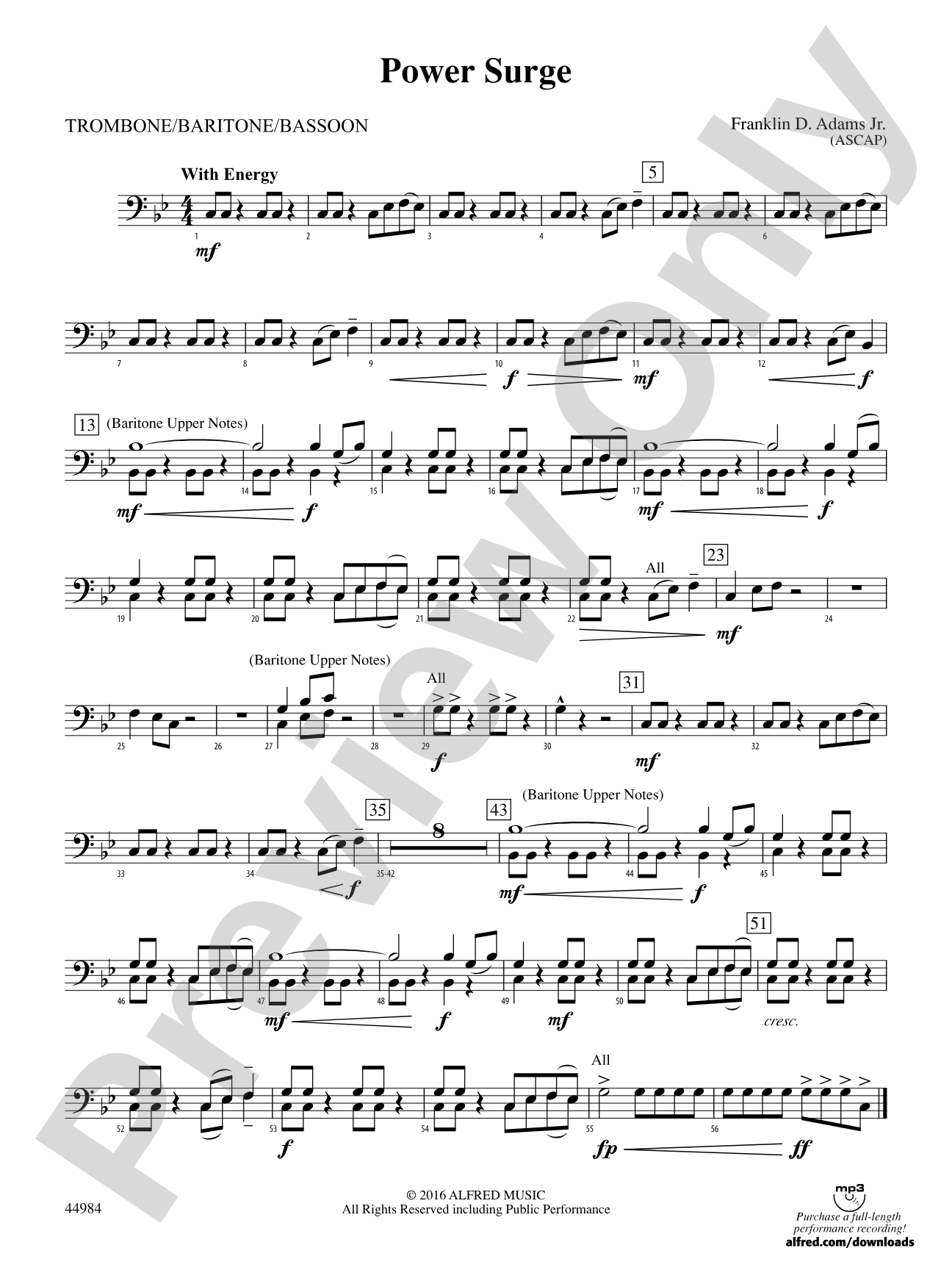 Power Surge: 1st Trombone
