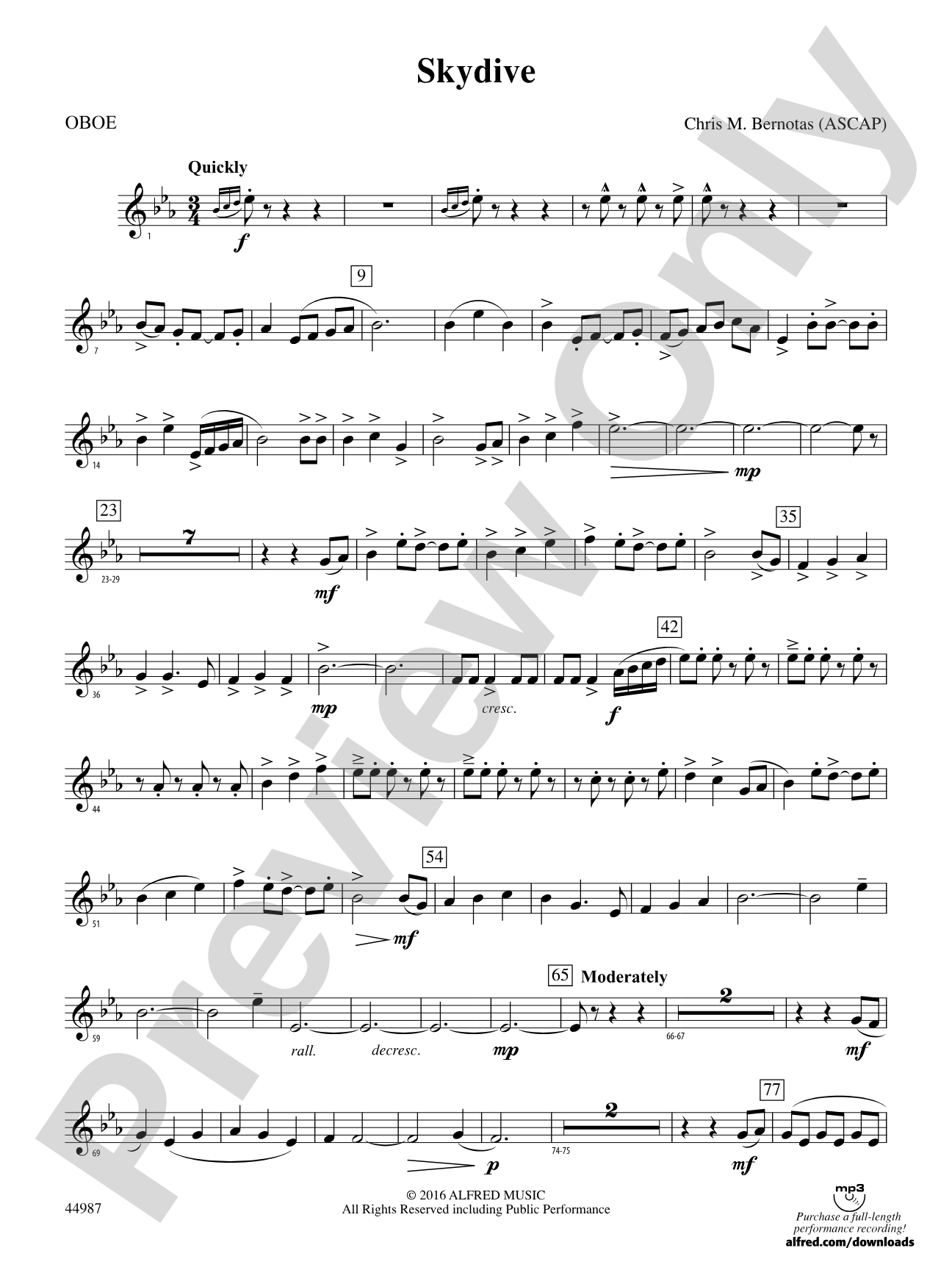 Skydive: Oboe