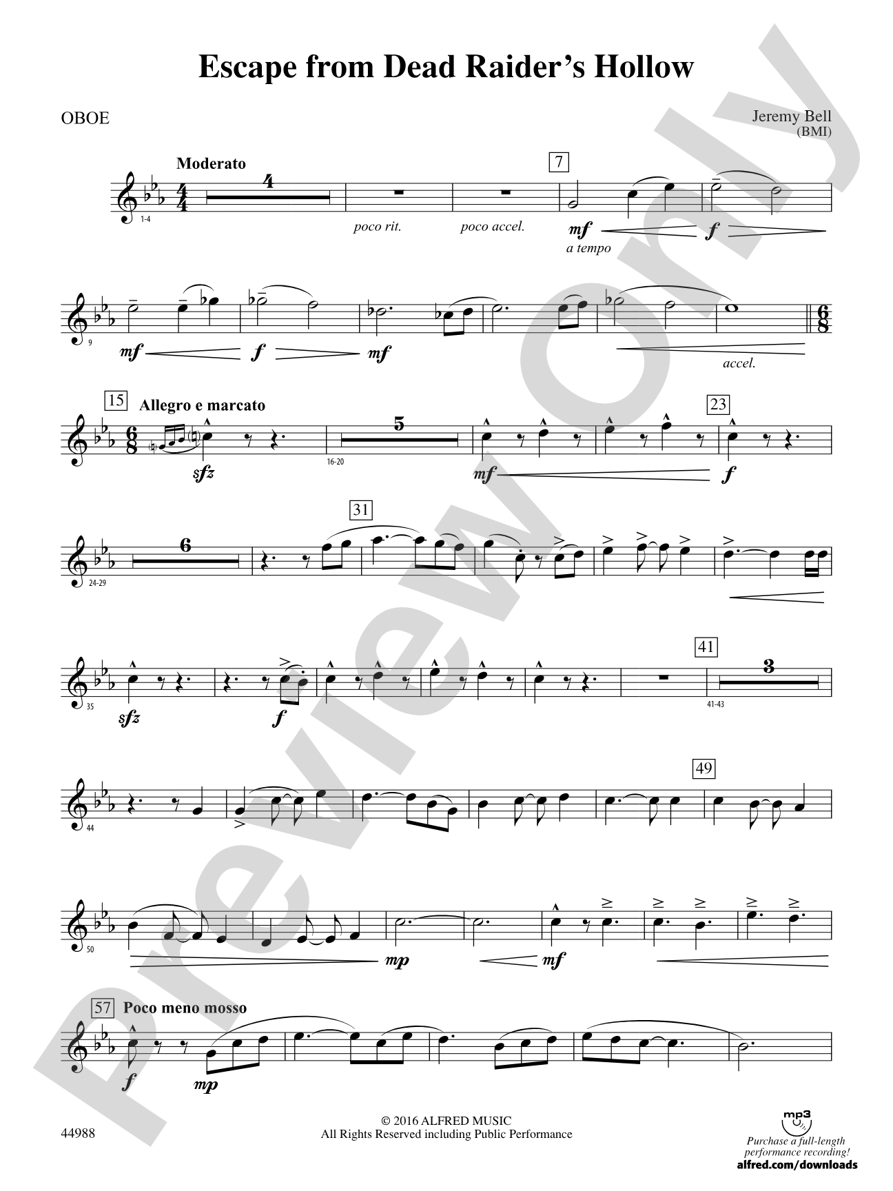 Escape from Dead Raider's Hollow: Oboe