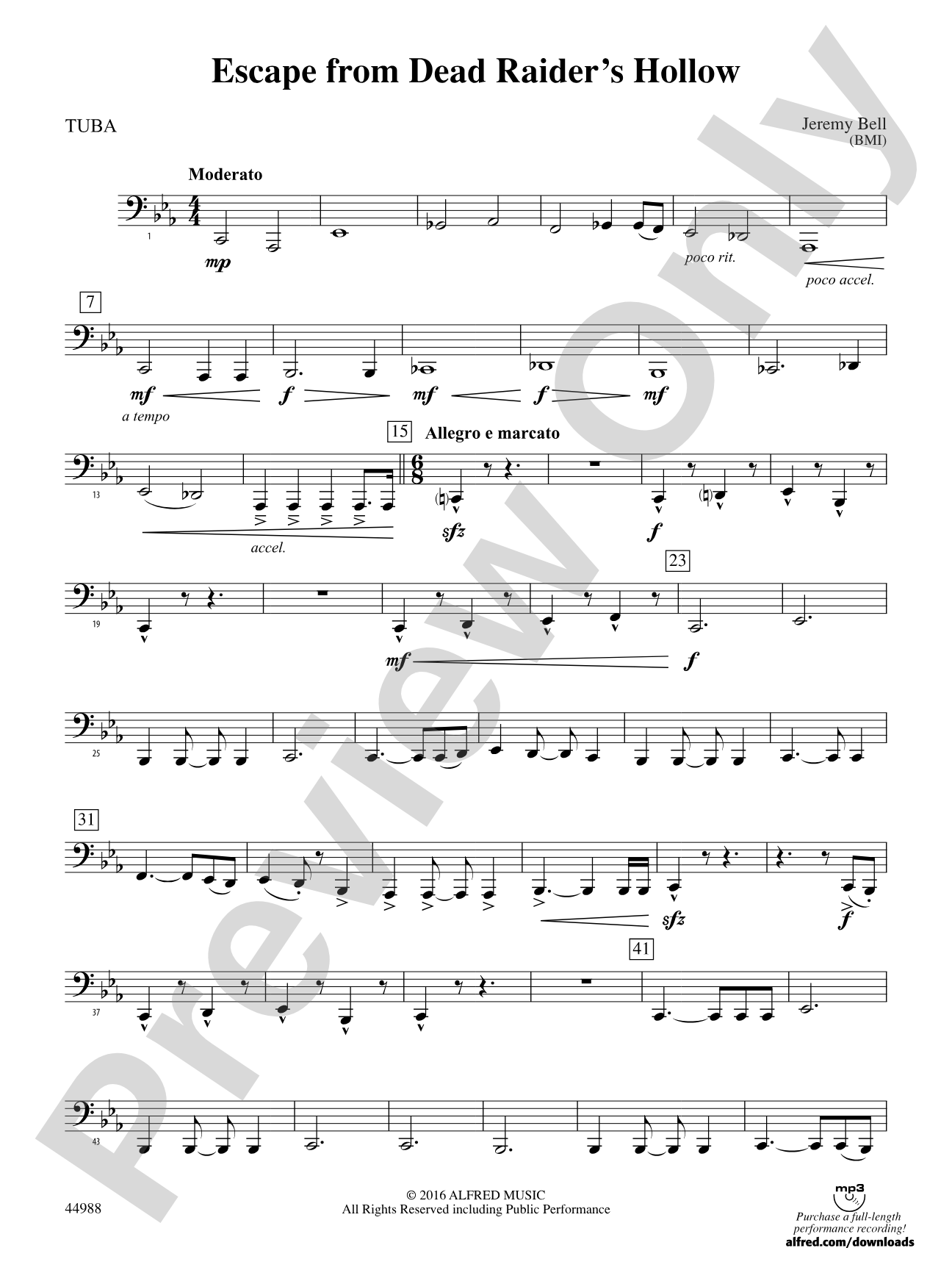 Escape from Dead Raider's Hollow: Tuba
