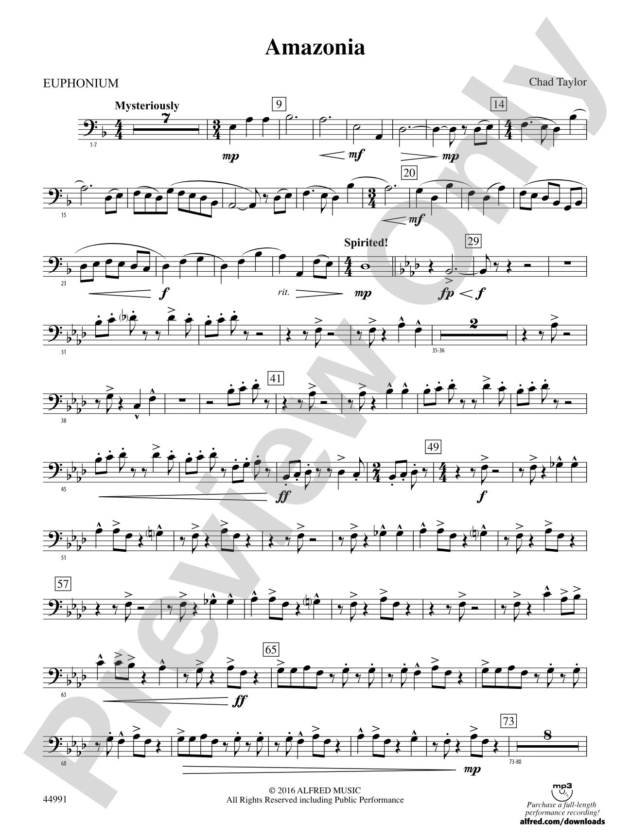 Amazonia: Baritone B.C.