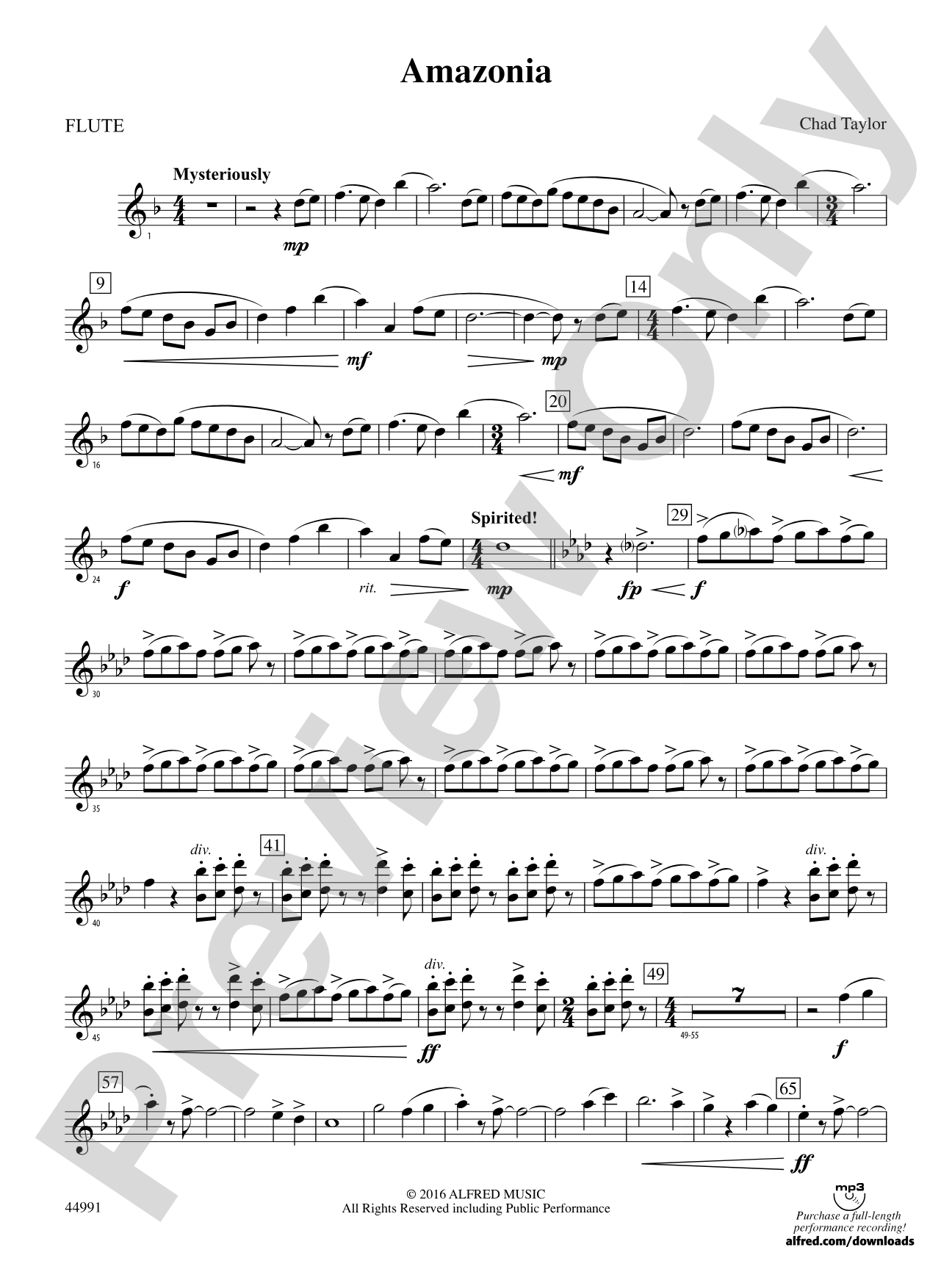 Amazonia: Flute