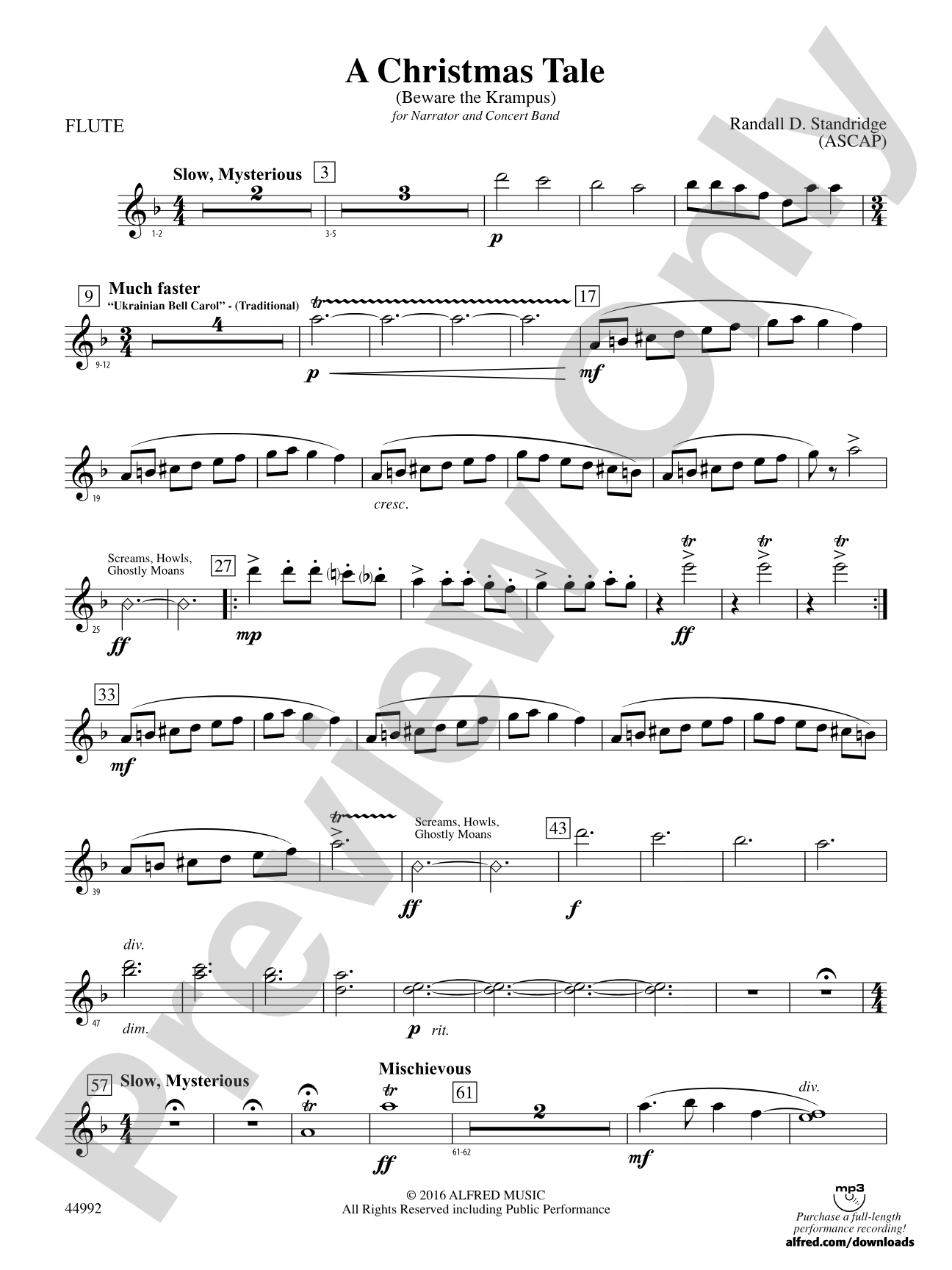 A Christmas Tale: Flute