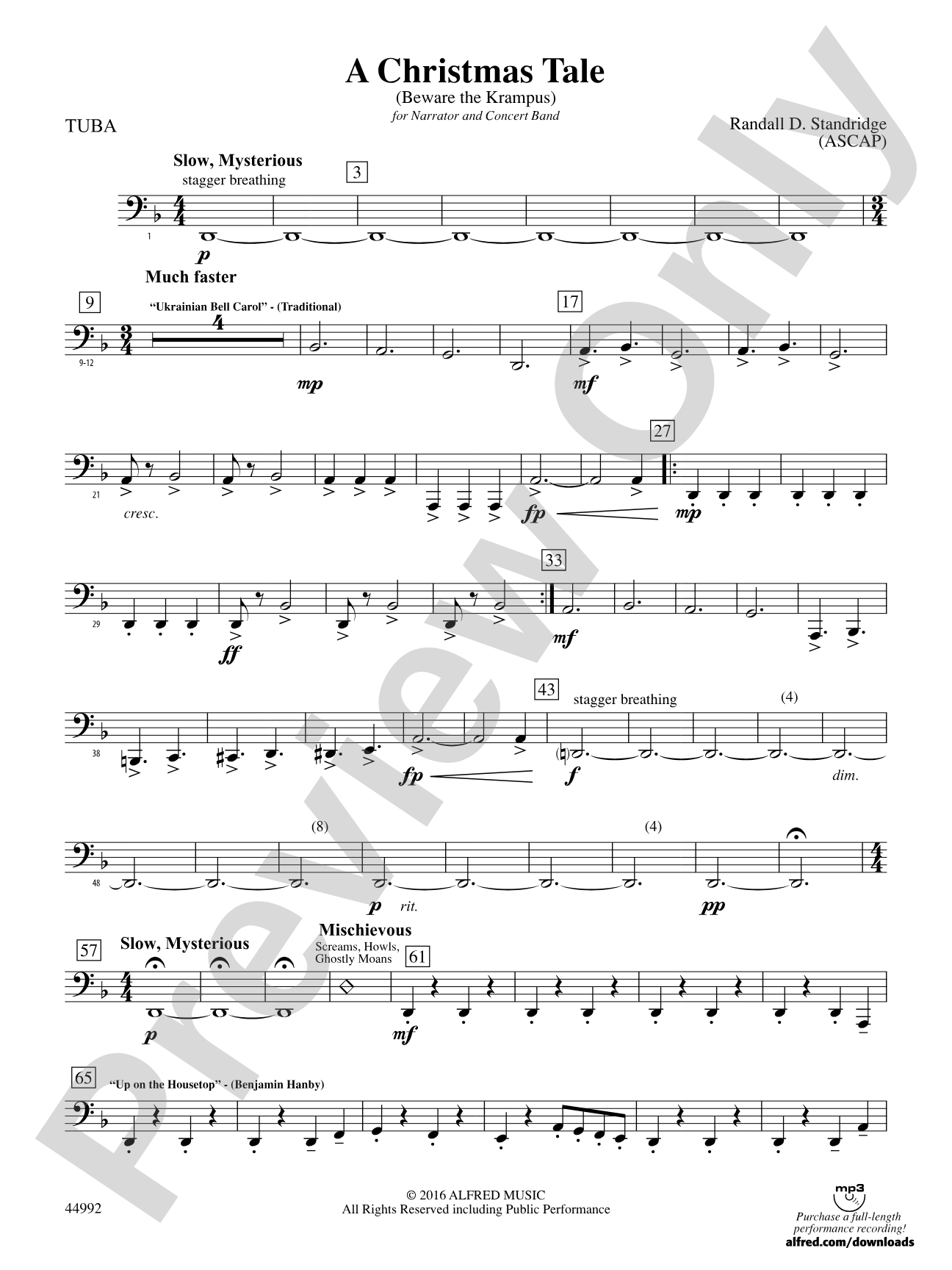 A Christmas Tale: Tuba