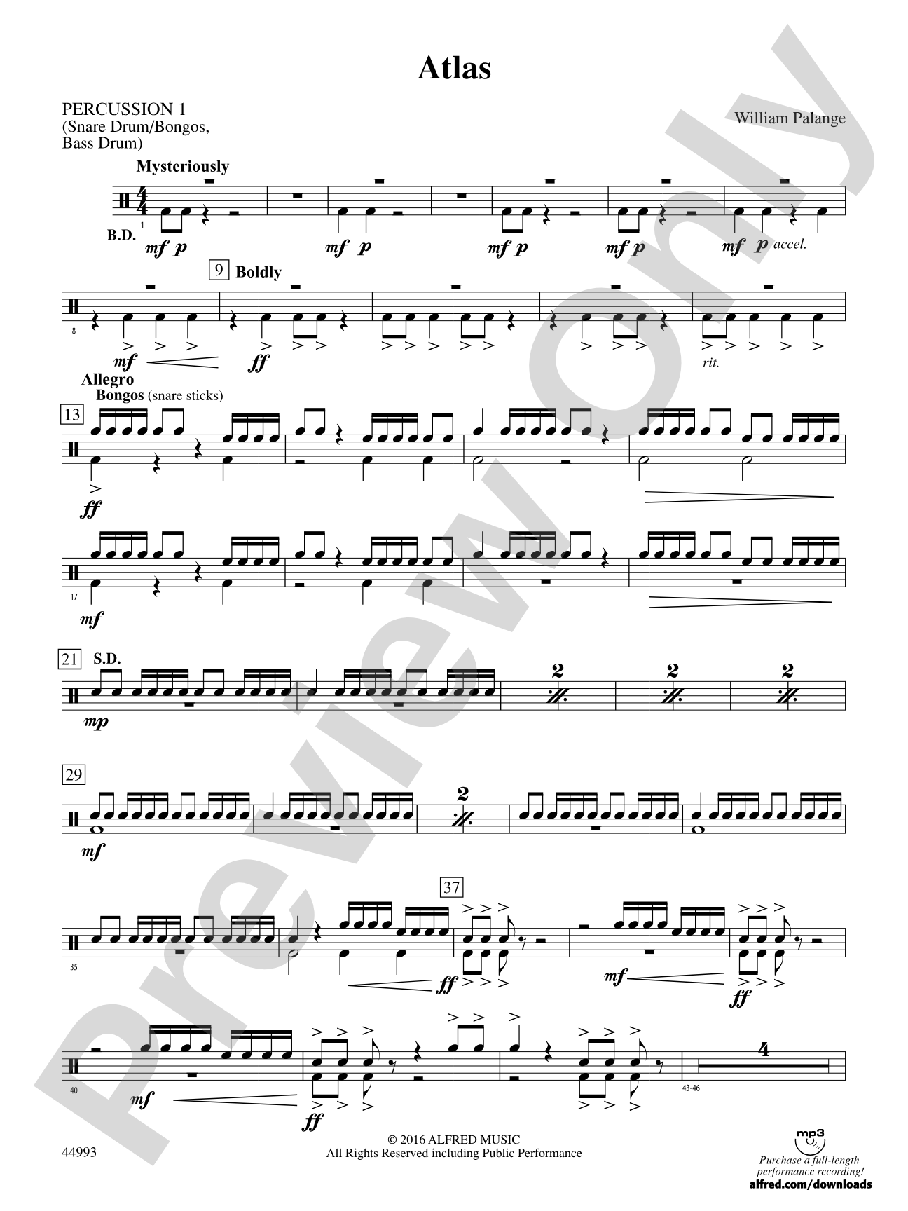 Atlas: 1st Percussion