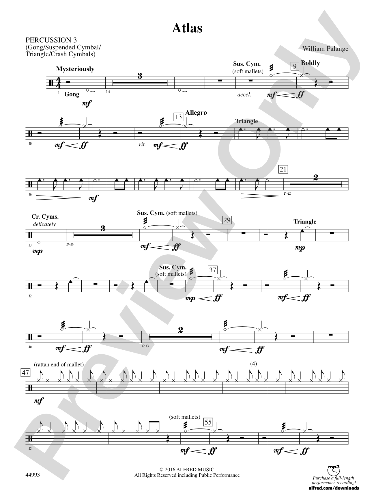 Atlas: 3rd Percussion