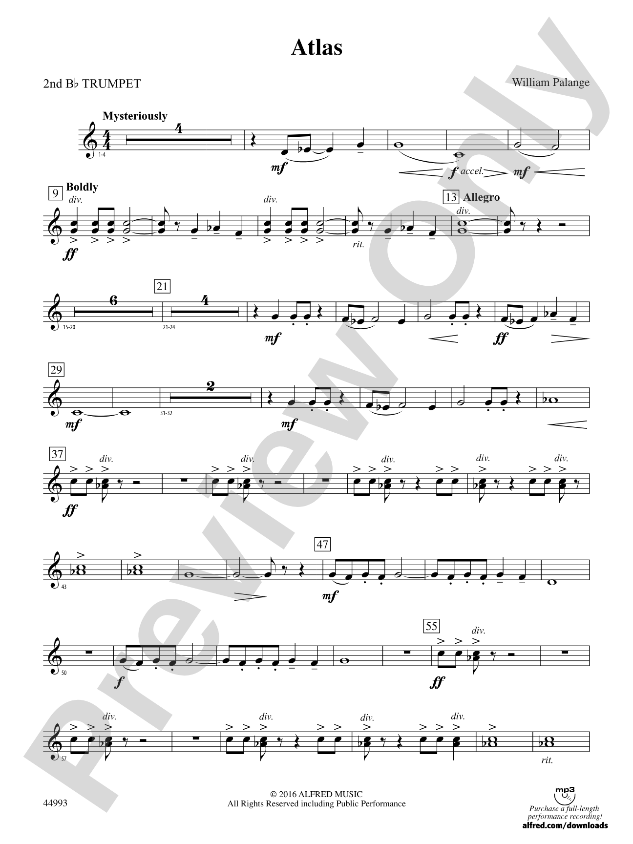Atlas: 2nd B-flat Trumpet
