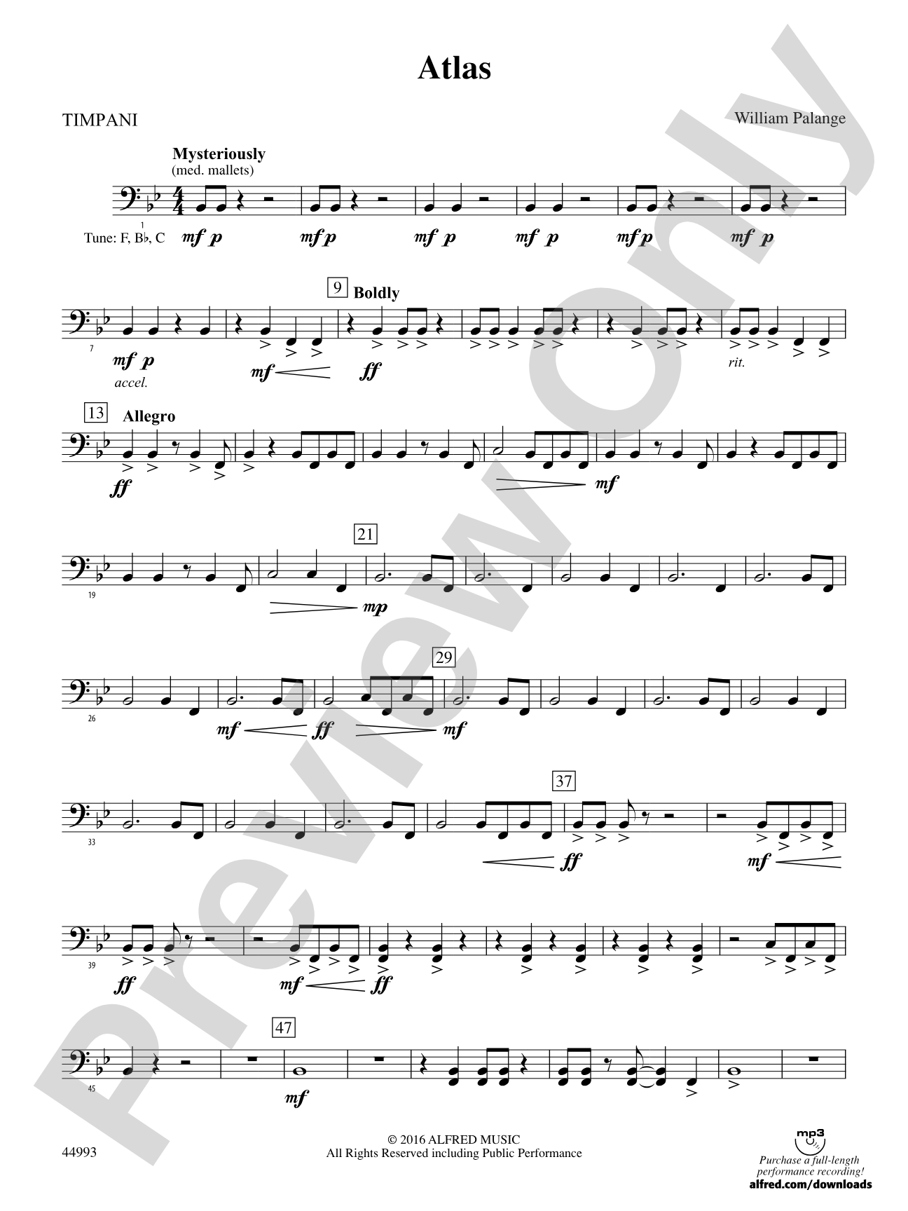 Atlas: Timpani
