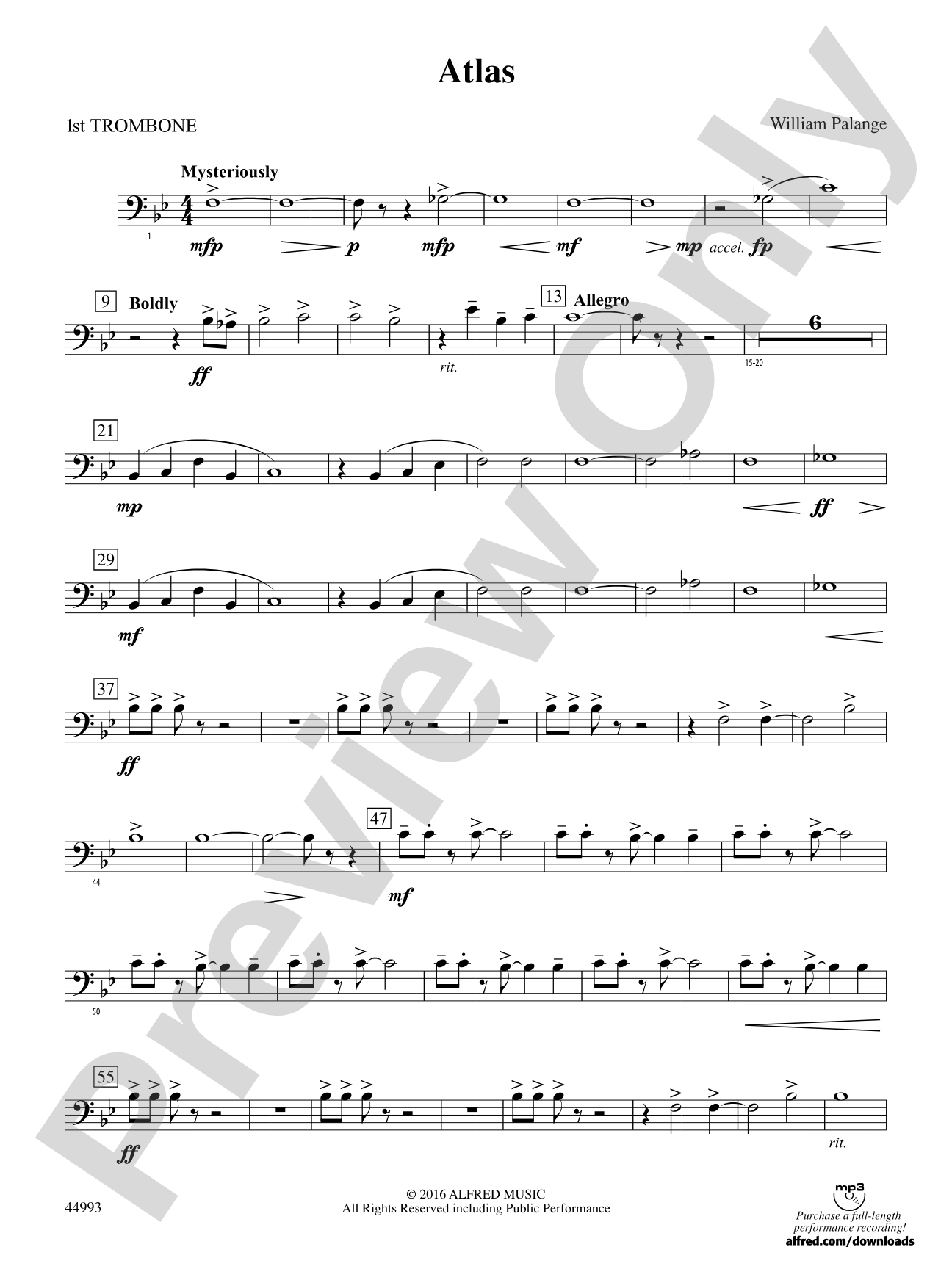 Atlas: 1st Trombone