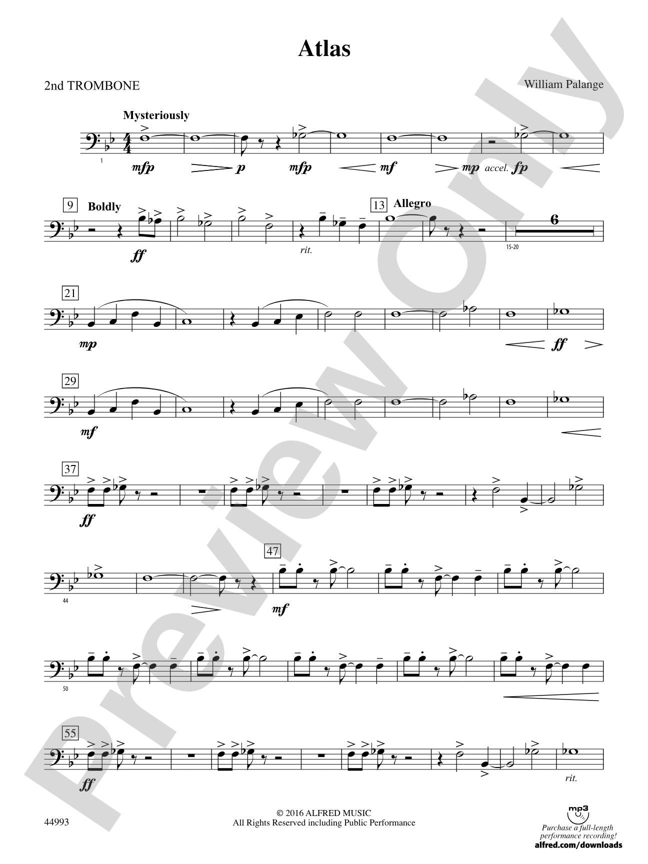 Atlas: 2nd Trombone